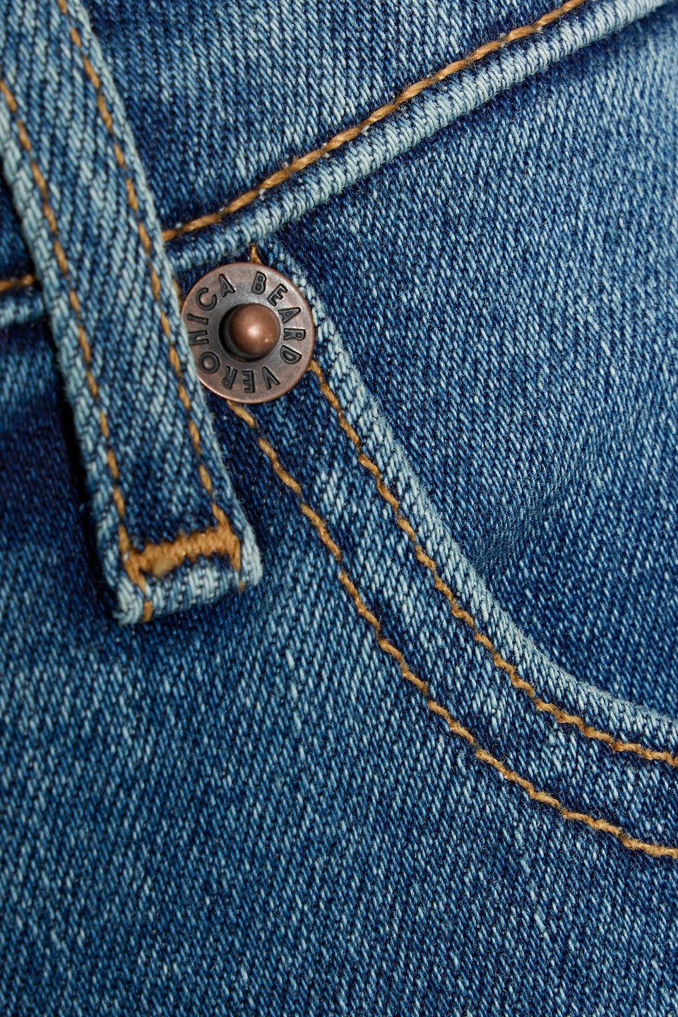 Veronica Beard Carson High-rise Kick-flare Jeans In Blue