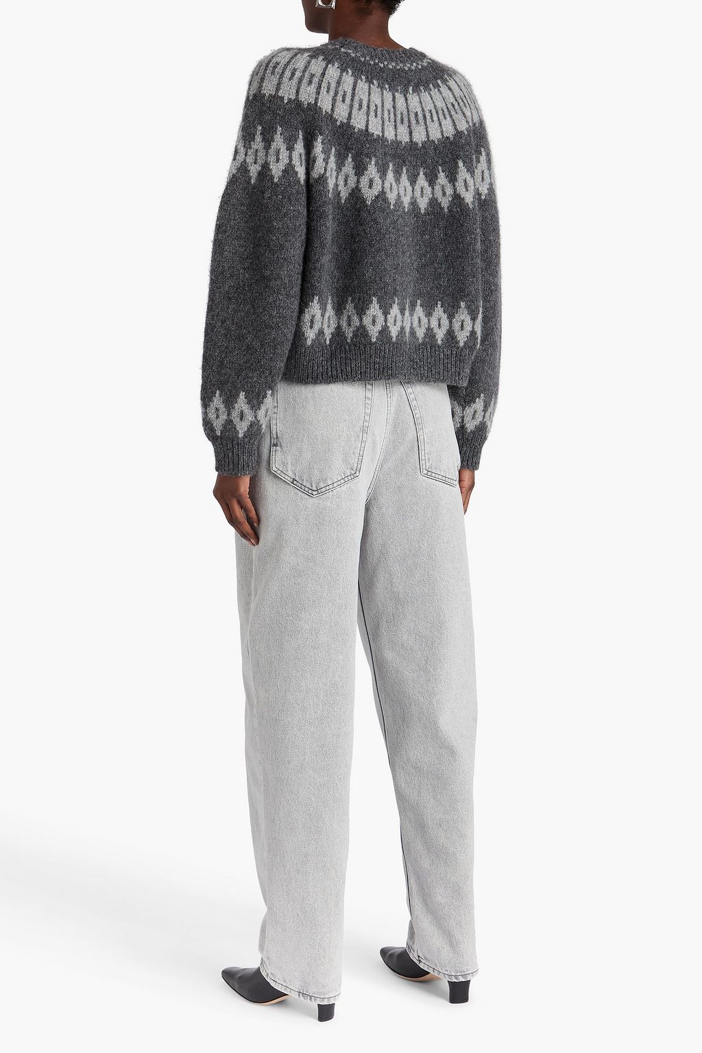 NILI LOTAN Pullover „Arleth“ aus einer Alpakamischung mit Fair-Isle-Muster
