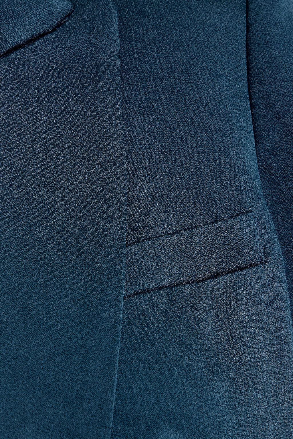 VERONICA BEARD Long and Lean Dickey satin-crepe blazer