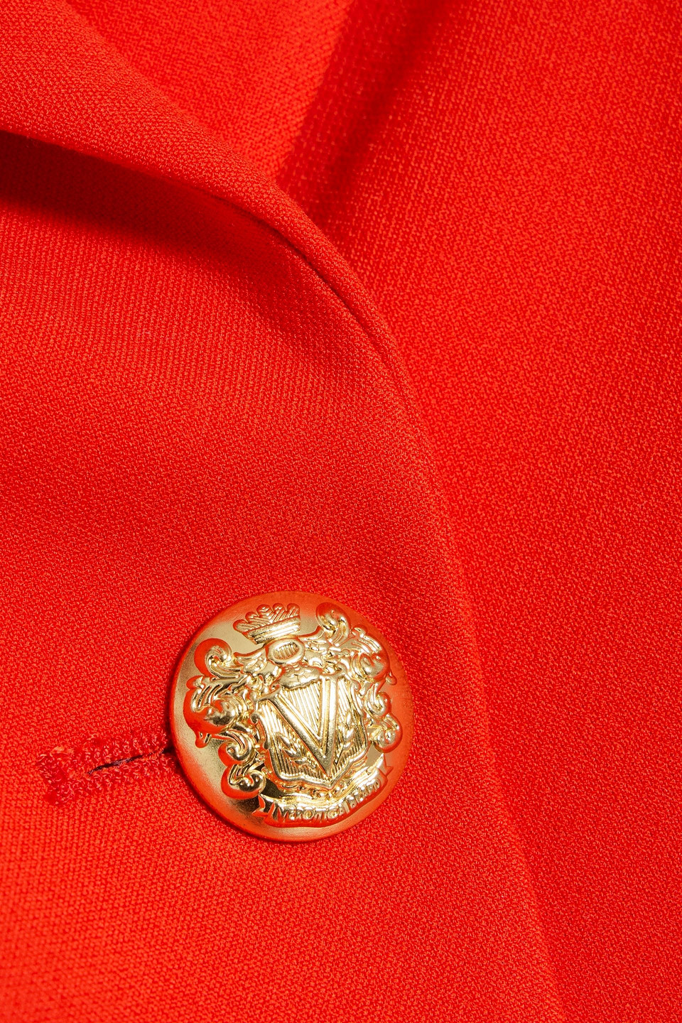 Veronica Beard Hosanna Dickey Crepe Blazer In Red