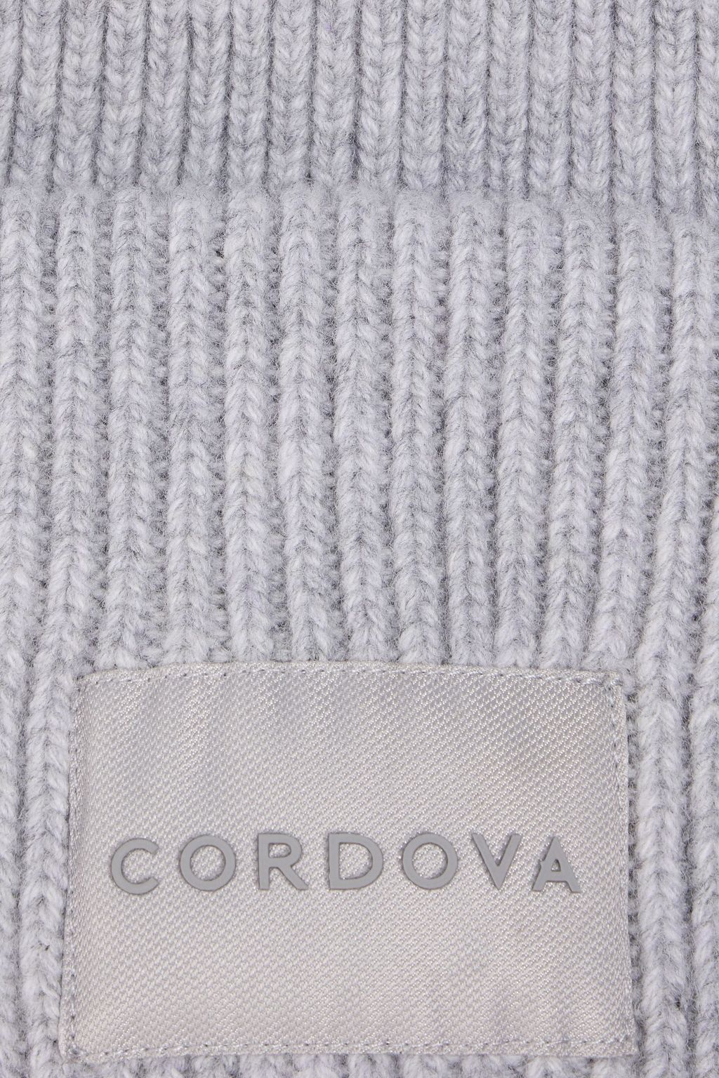 CORDOVA Ribbed merino wool beanie
