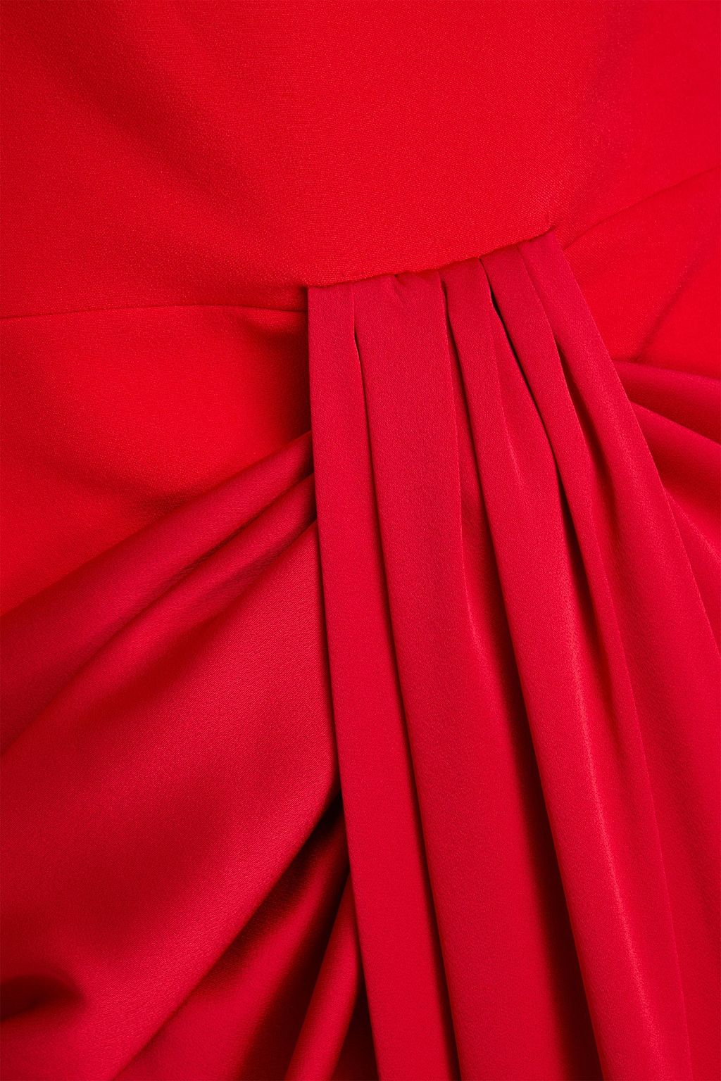 SAFIYAA Naira draped cady and crepe gown