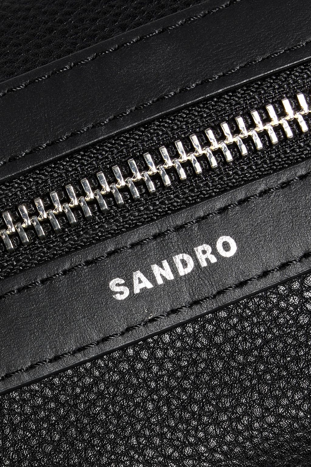 SANDRO Textured wash bag