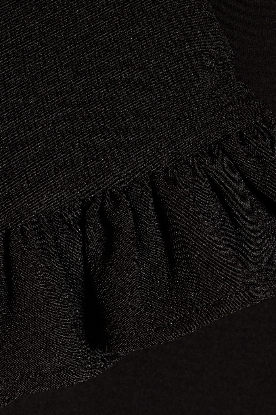 Mikael Aghal Minikleid Aus Stretch-cady In Black