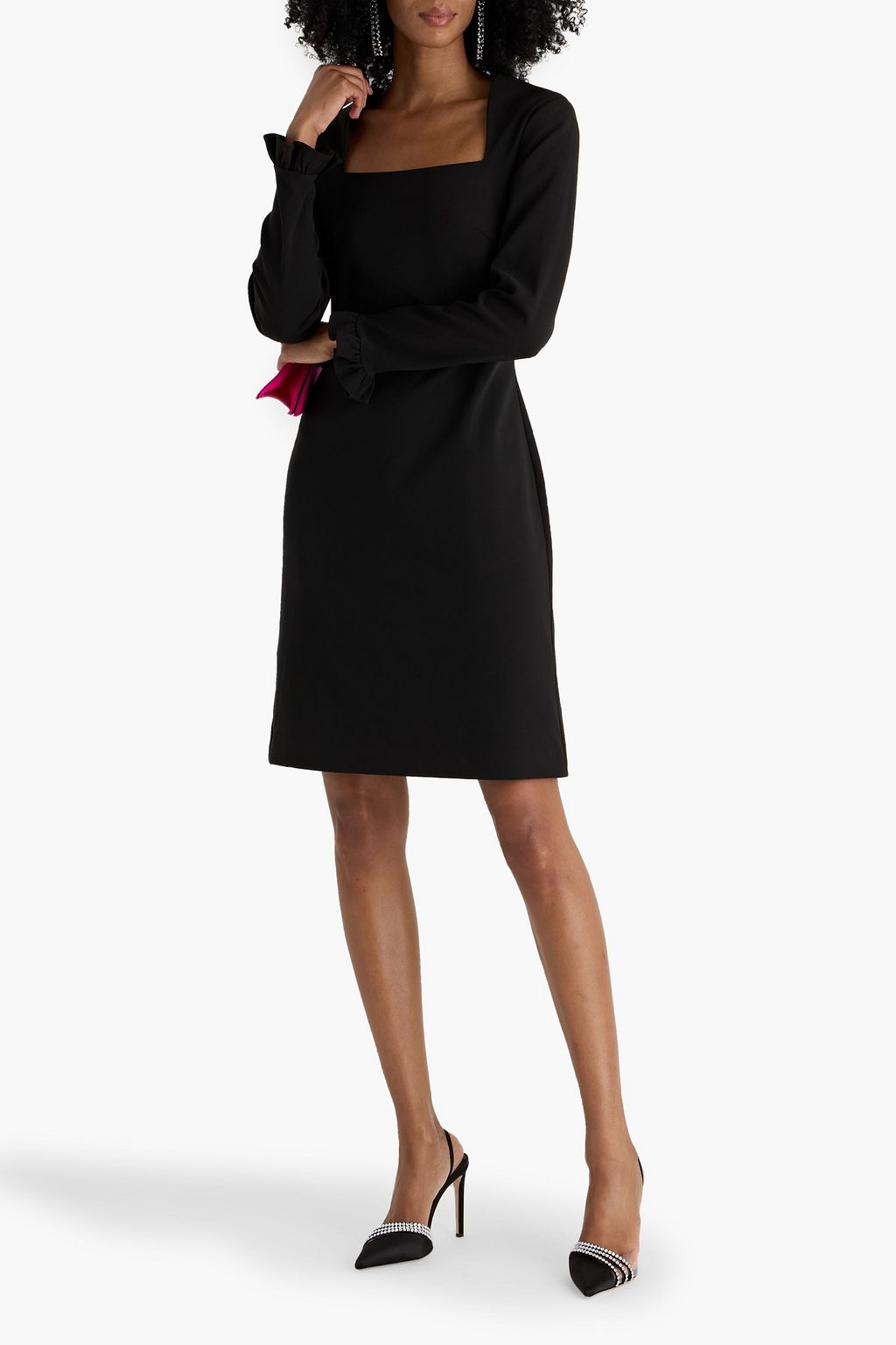 MIKAEL AGHAL Stretch-cady dress