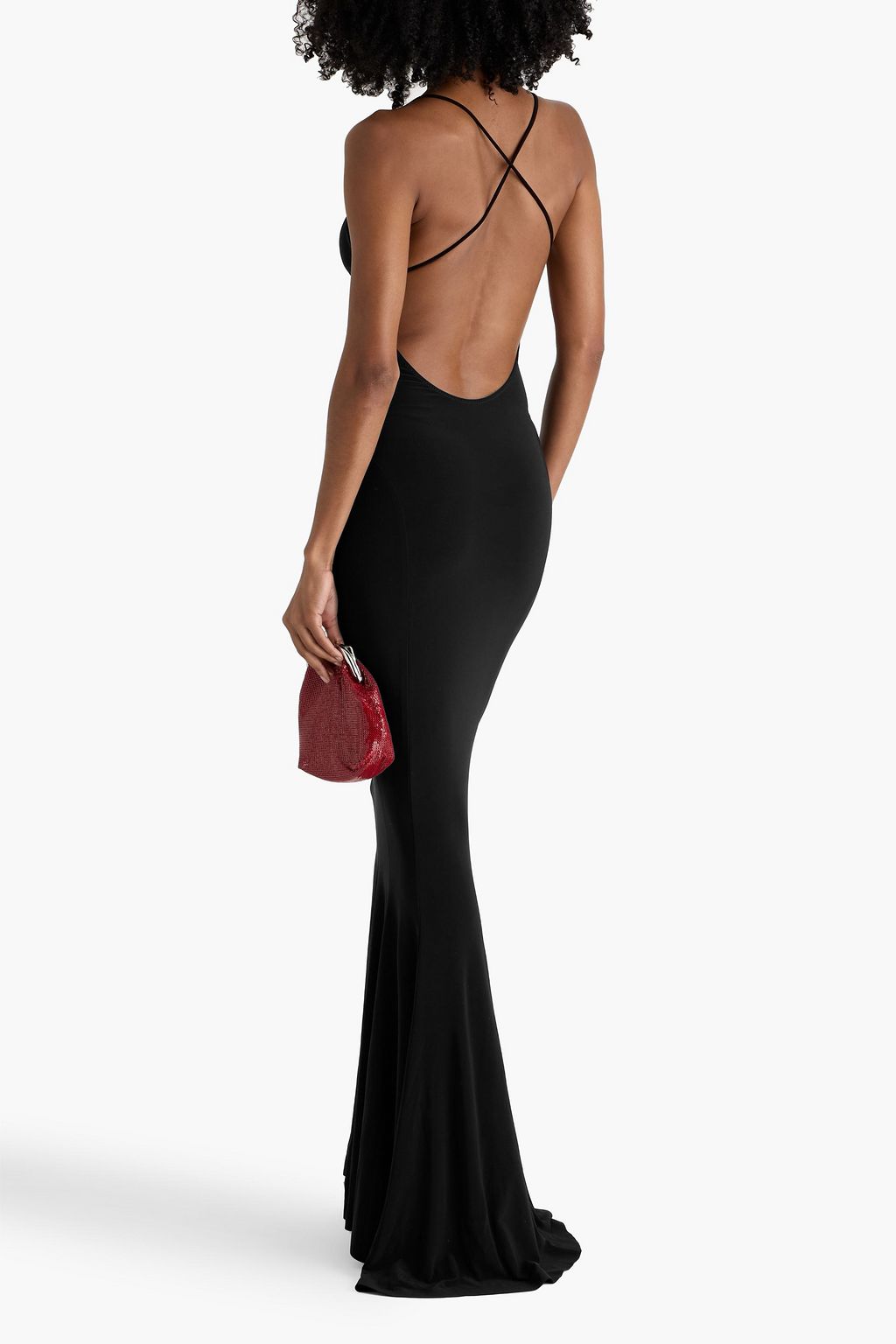 NORMA KAMALI Stretch-jersey gown