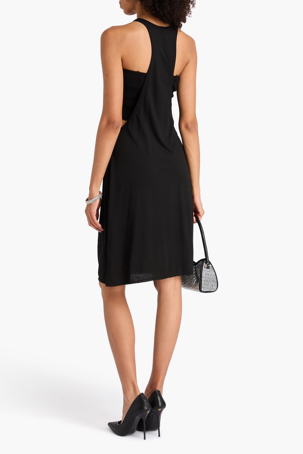 DOLCE&GABBANA Embellished jersey tank