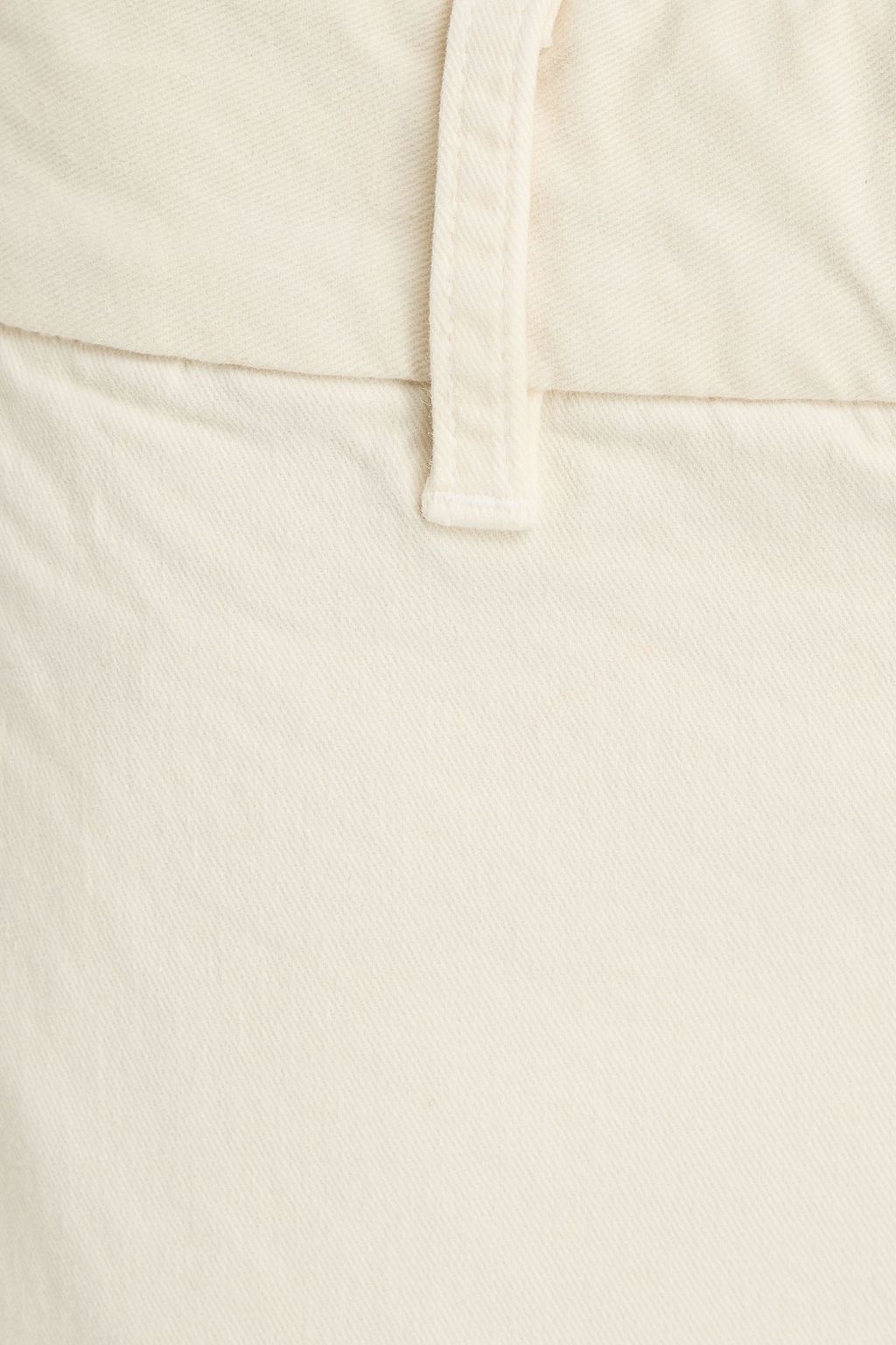 NILI LOTAN Cropped Hose „Nohan“ mit geradem Bein aus Baumwoll-Twill