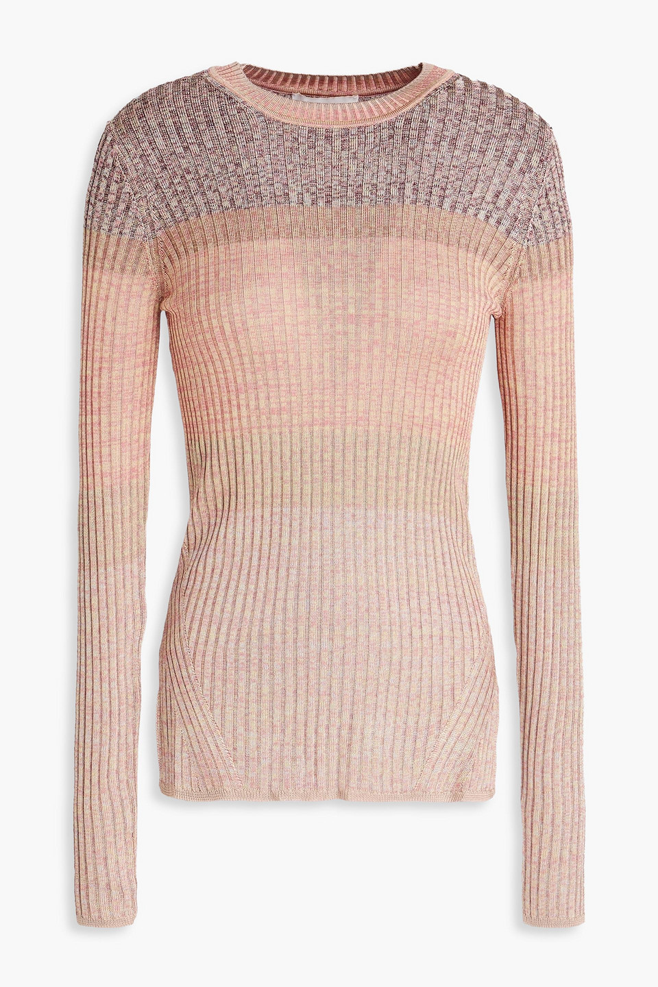 zimmermann - striped ribbed-knit top - pink - 00