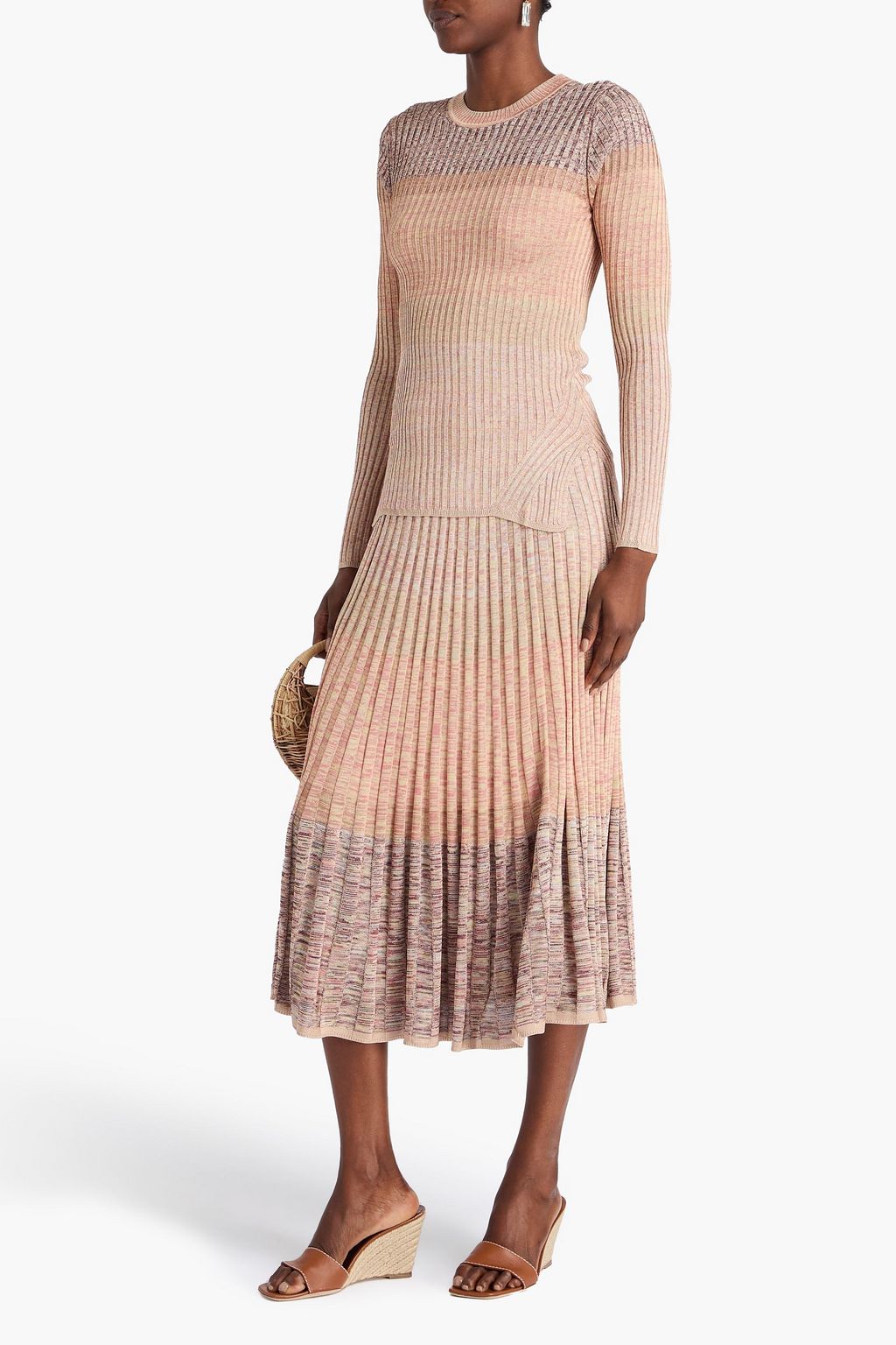 ZIMMERMANN Ribbed-knit top