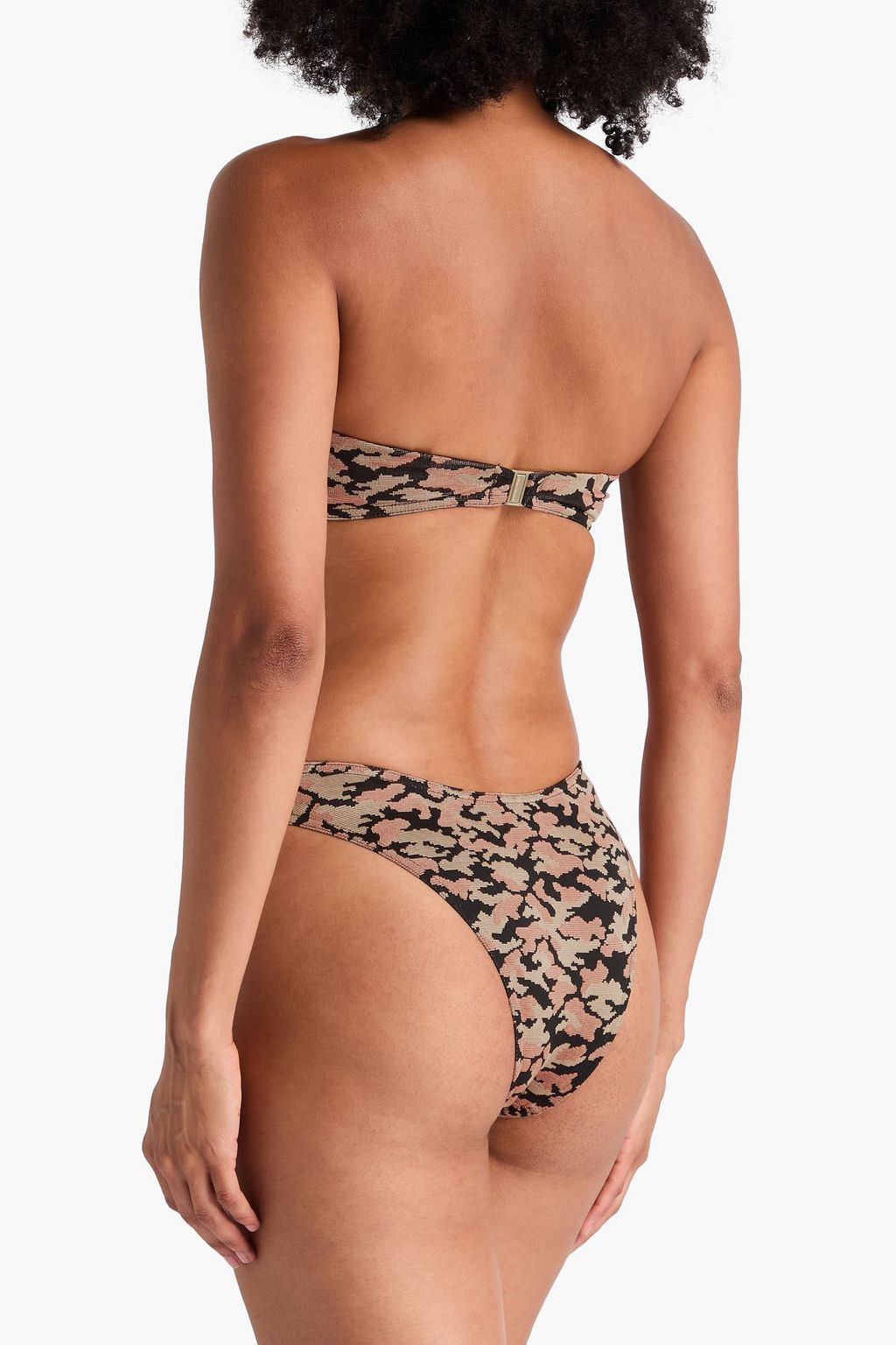 ZIMMERMANN بيكيني بتصميم باندو من الجاكار ونسيج مطاط