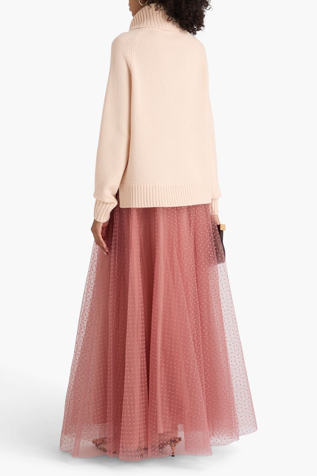 ZIMMERMANN Wool and cashmere-blend turtleneck sweater