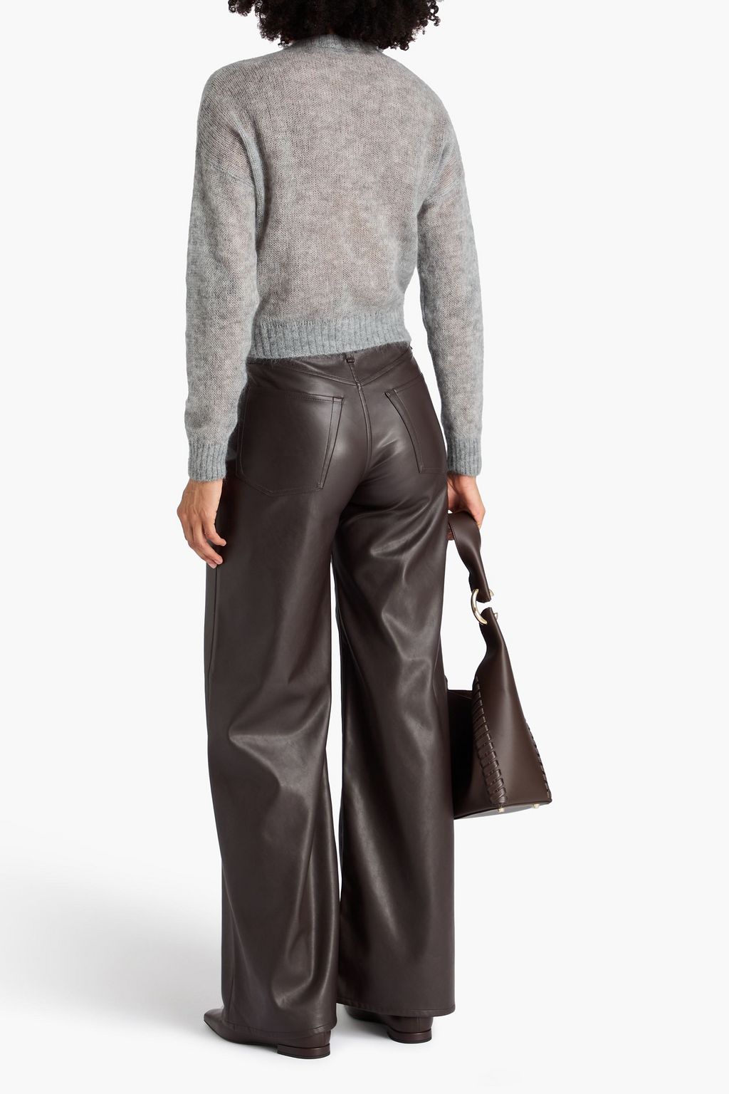 BRUNELLO CUCINELLI Bead-embellished mohair-blend cardigan