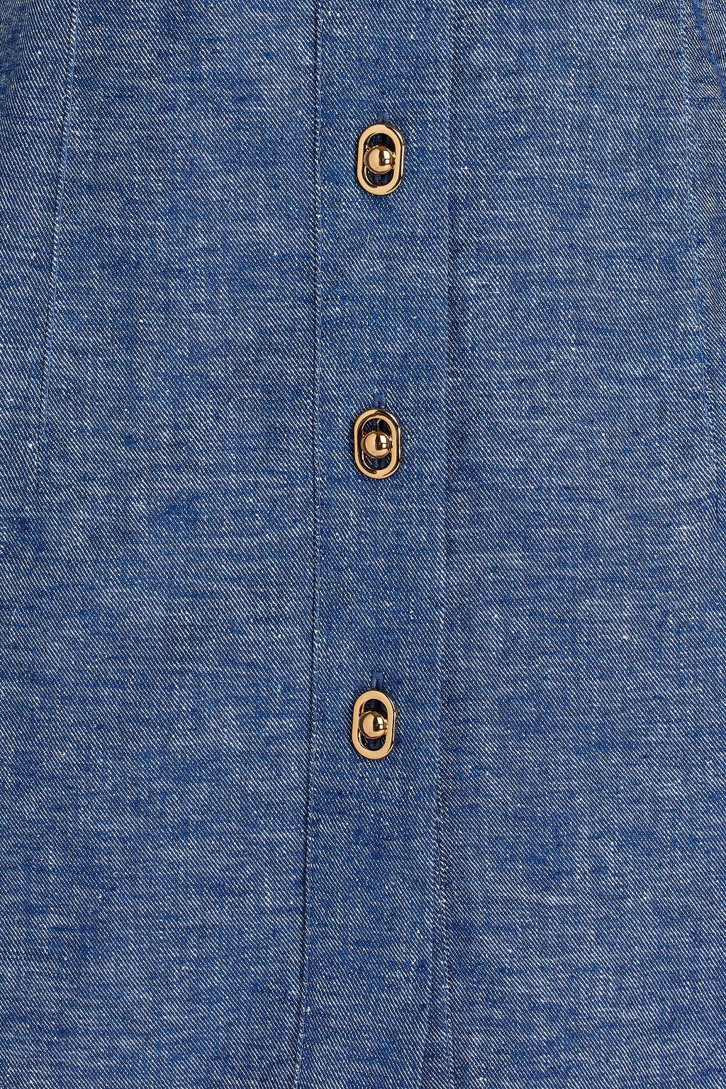 ZIMMERMANN Eden linen-blend chambray shirt