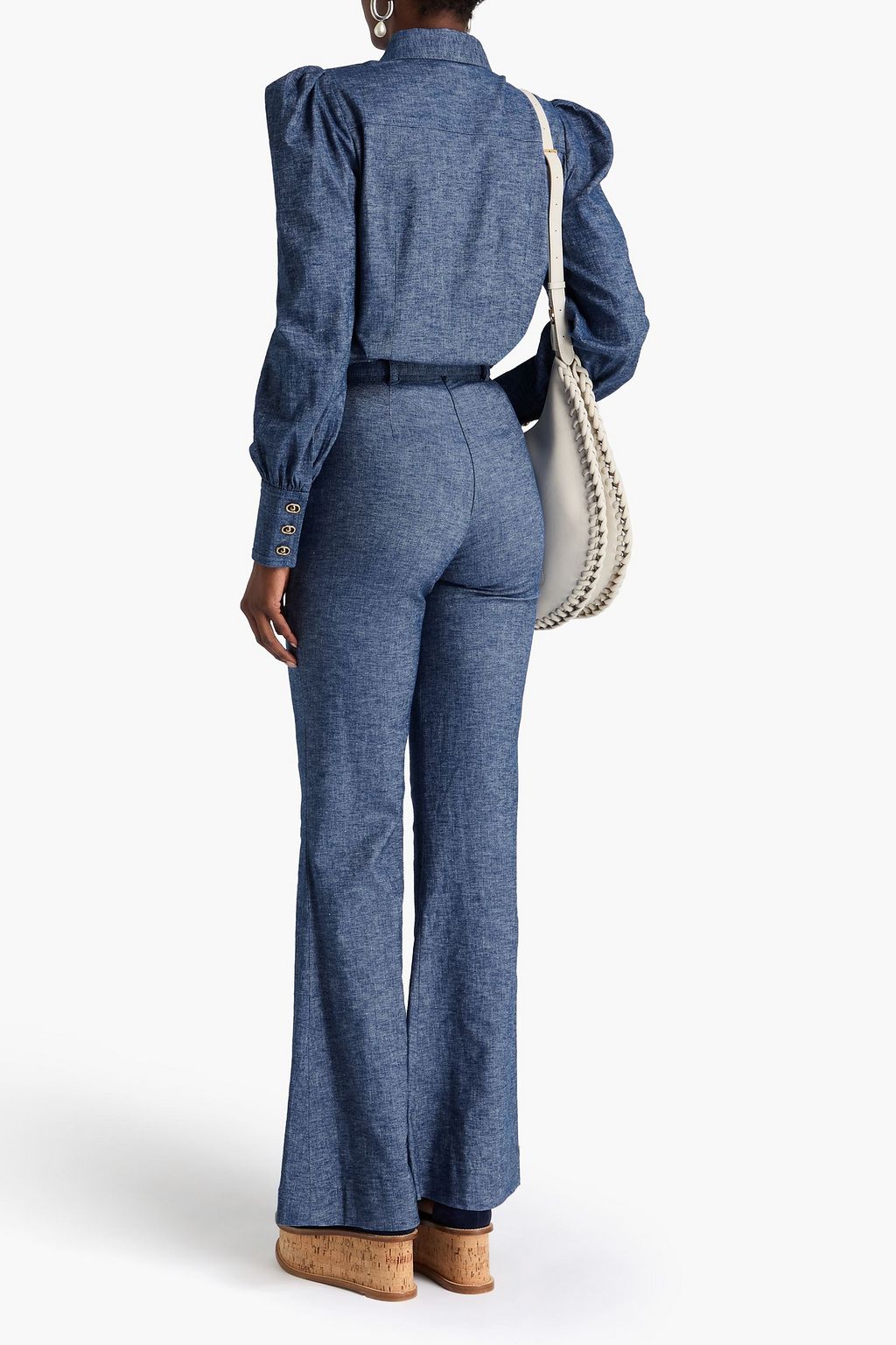 ZIMMERMANN Eden linen-blend chambray shirt