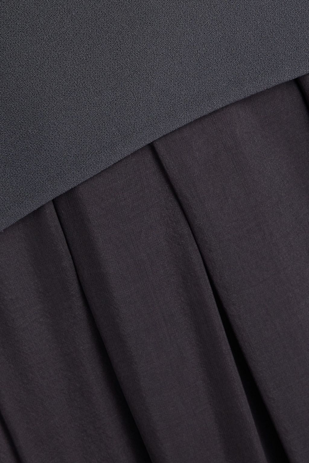 SAFIYAA Gloria cape-effect crepe and chiffon gown