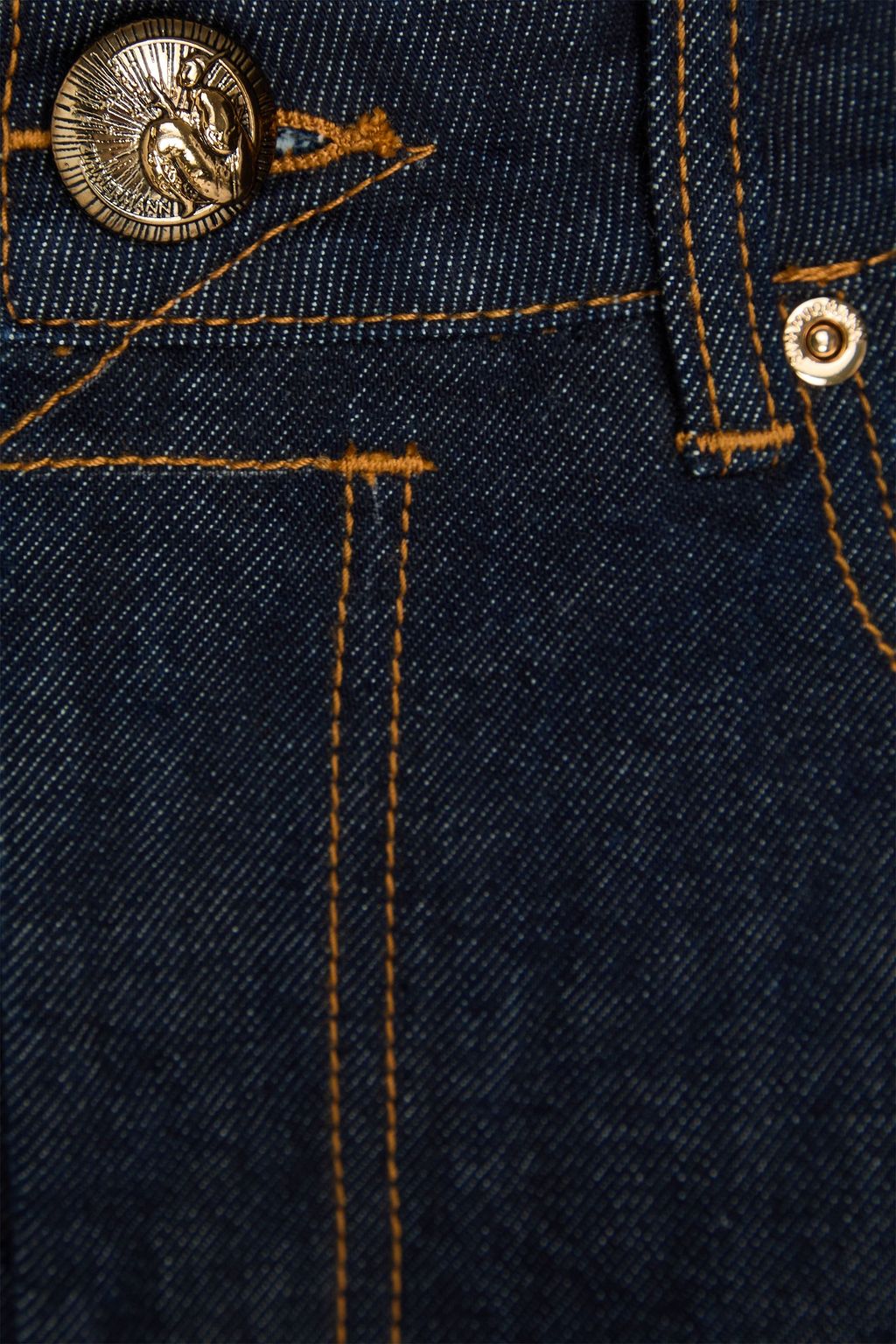 ZIMMERMANN Denim midi skirt