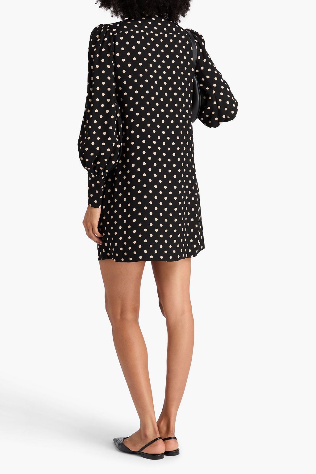 ZIMMERMANN Polka-dot crepe mini dress