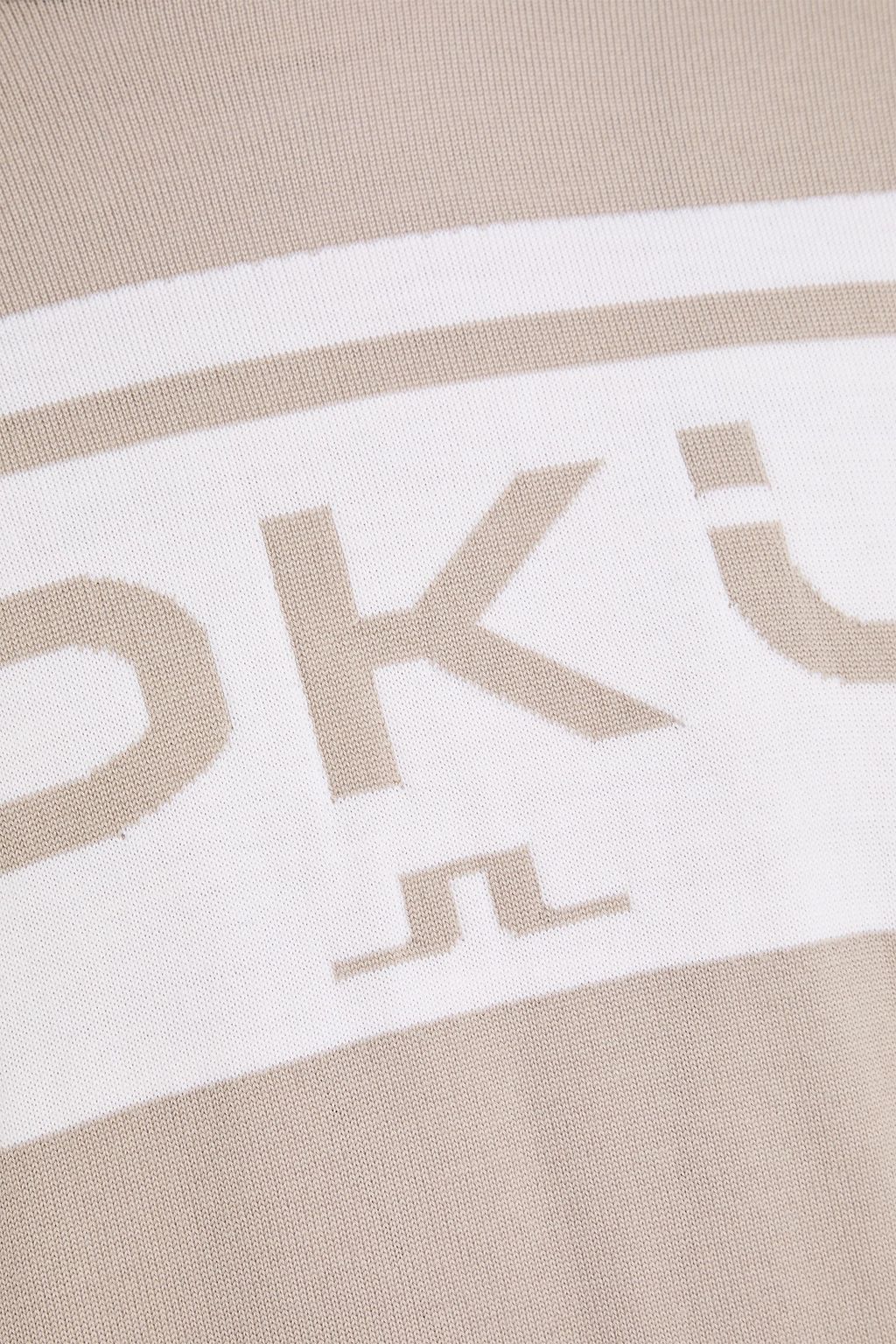 J. LINDEBERG Pullover „Kirby“ aus Jacquard-Strick aus Merinowolle