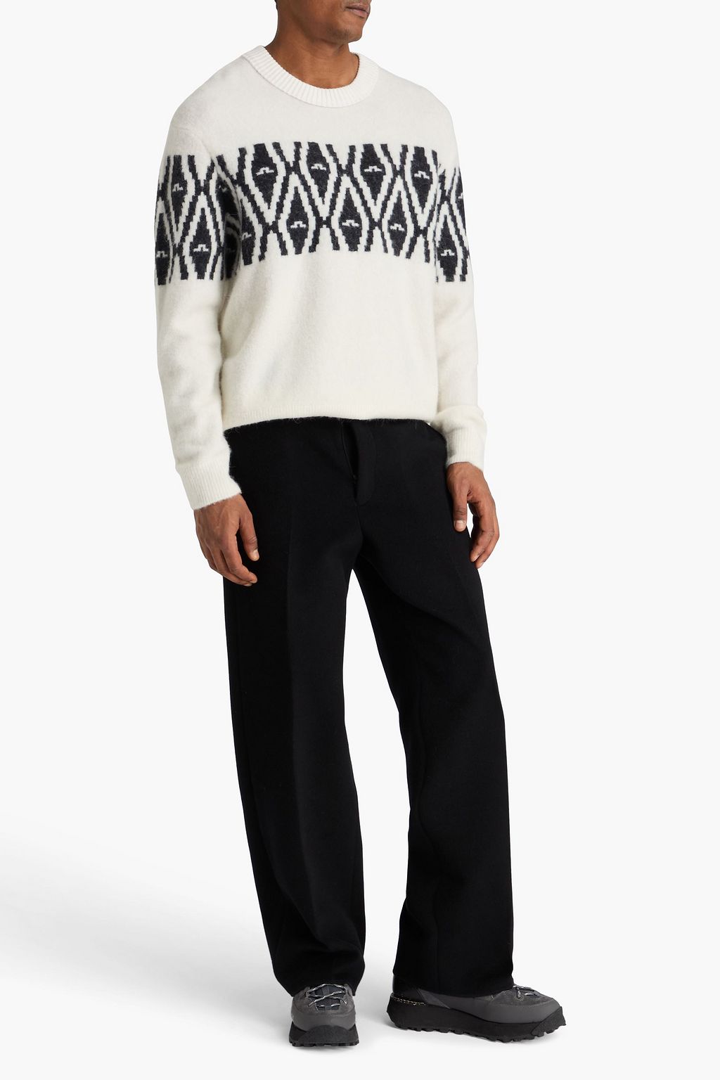 J. LINDEBERG Pullover „Jalen“ aus Jacquard-Strick