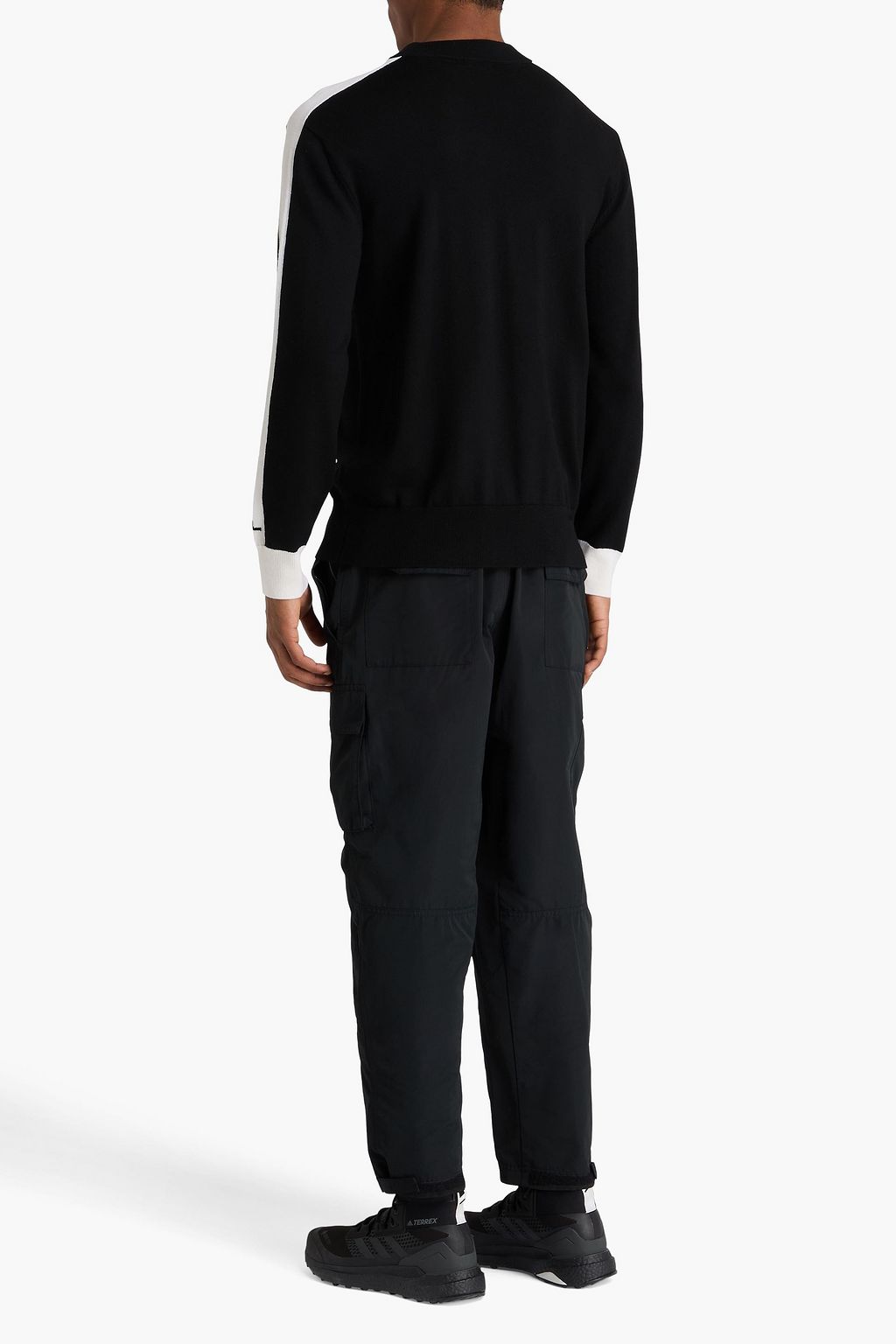 J. LINDEBERG Pullover „Kirby“ aus Jacquard-Strick aus Merinowolle
