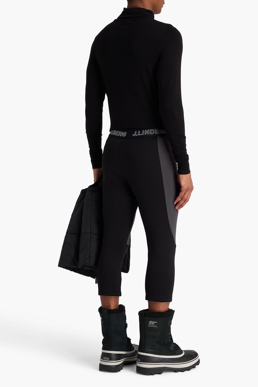 J. LINDEBERG Elevation cropped fleece tights