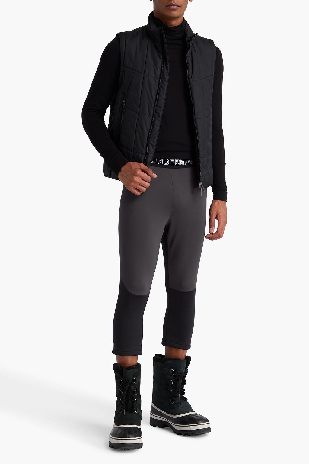 J. LINDEBERG Elevation cropped fleece tights