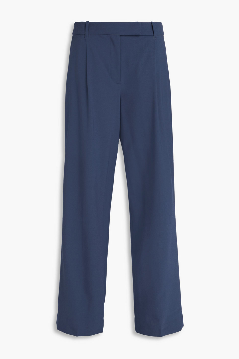zimmermann - crepe straight-leg pants - blue - 2