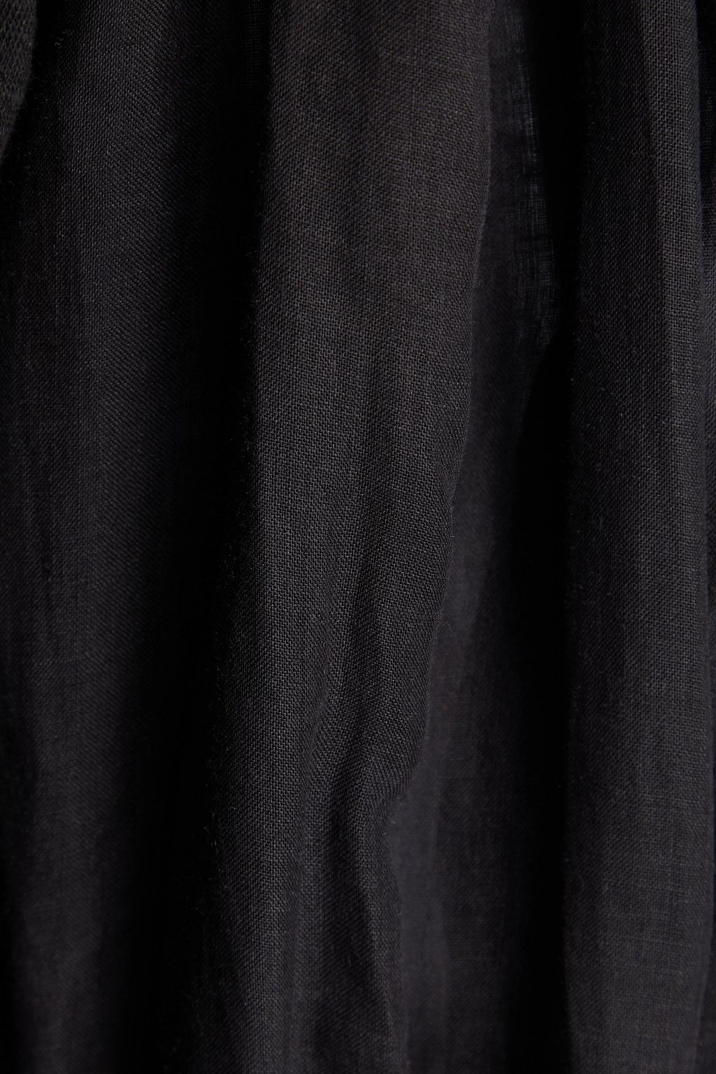 ZIMMERMANN Linen-gauze and jersey top
