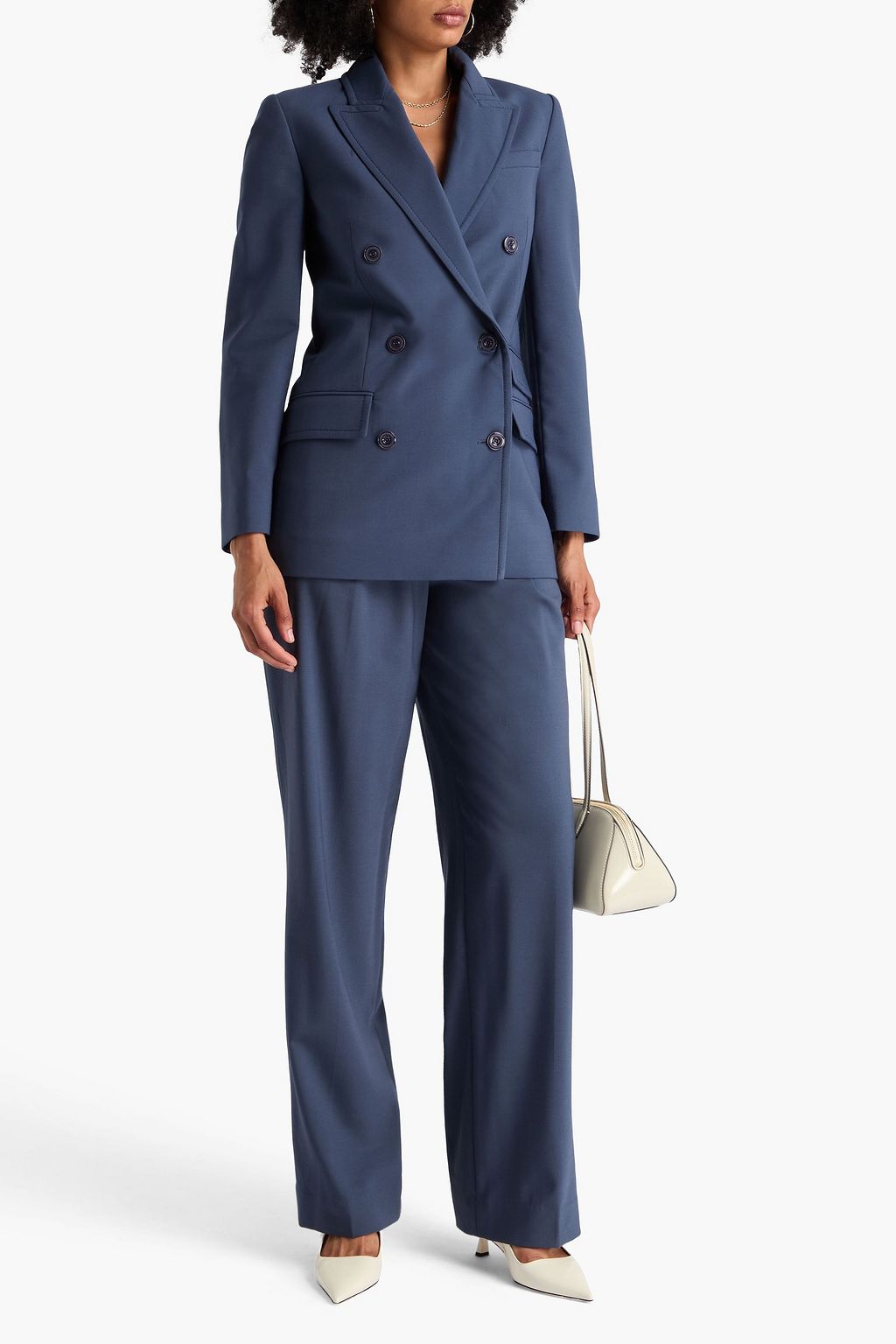 ZIMMERMANN Double-breasted crepe blazer