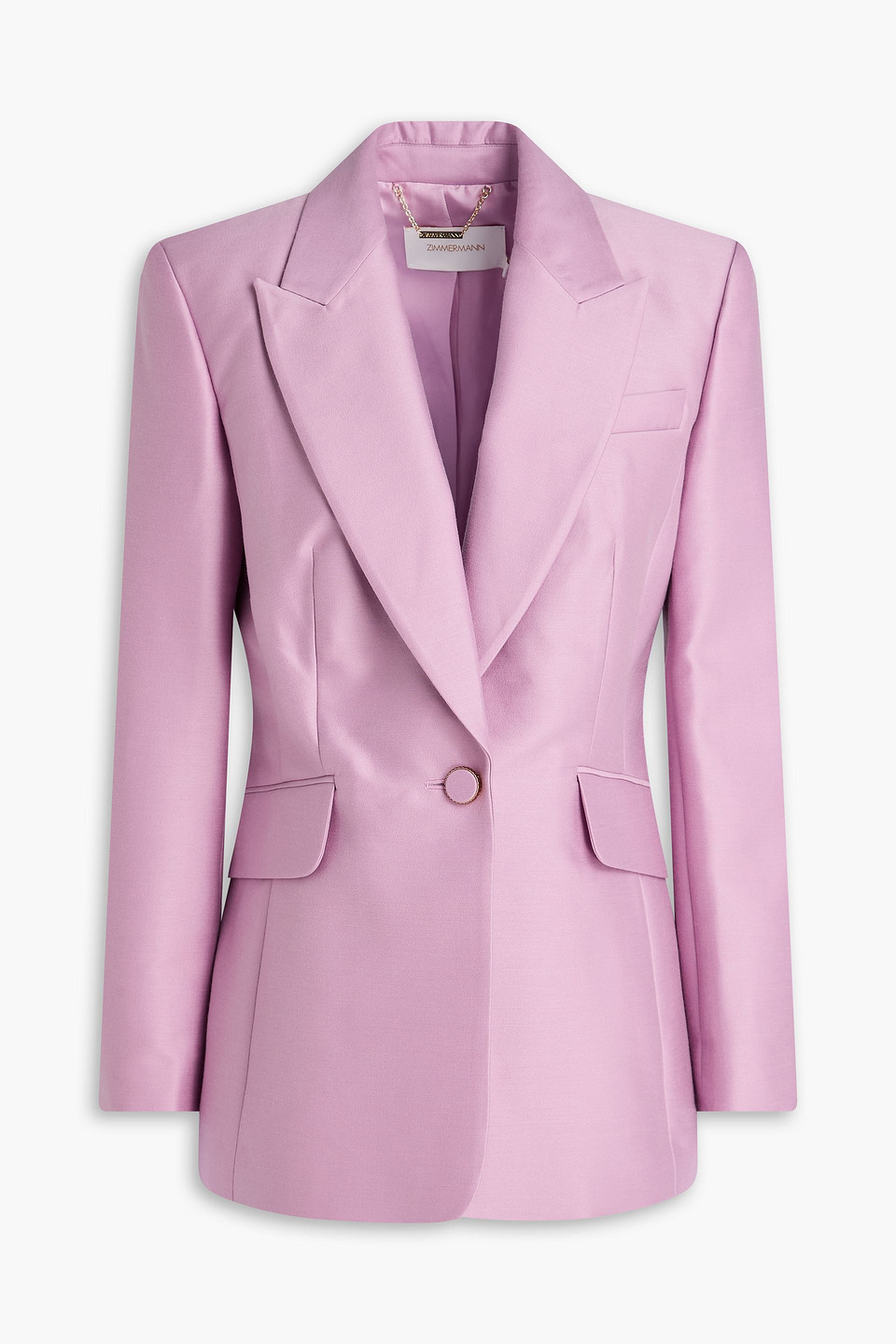 Zimmermann Blazer Aus Schantung Aus Einer Woll-seidenmischung