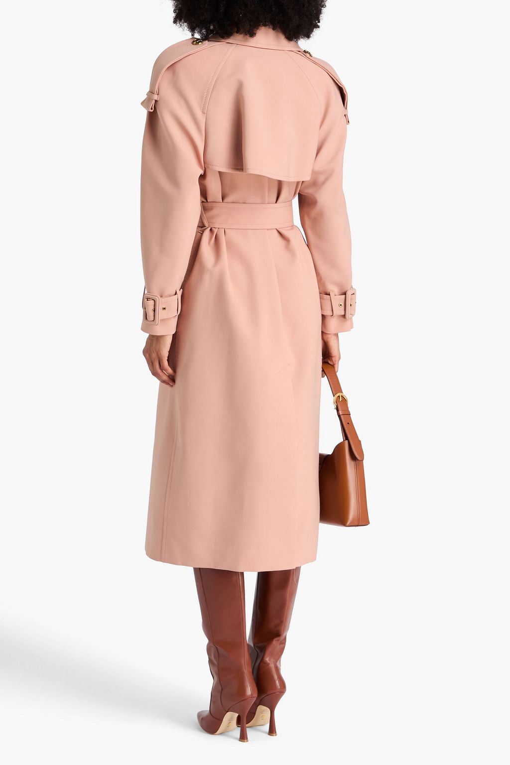 ZIMMERMANN クレープ ダブルブレスト トレンチコート