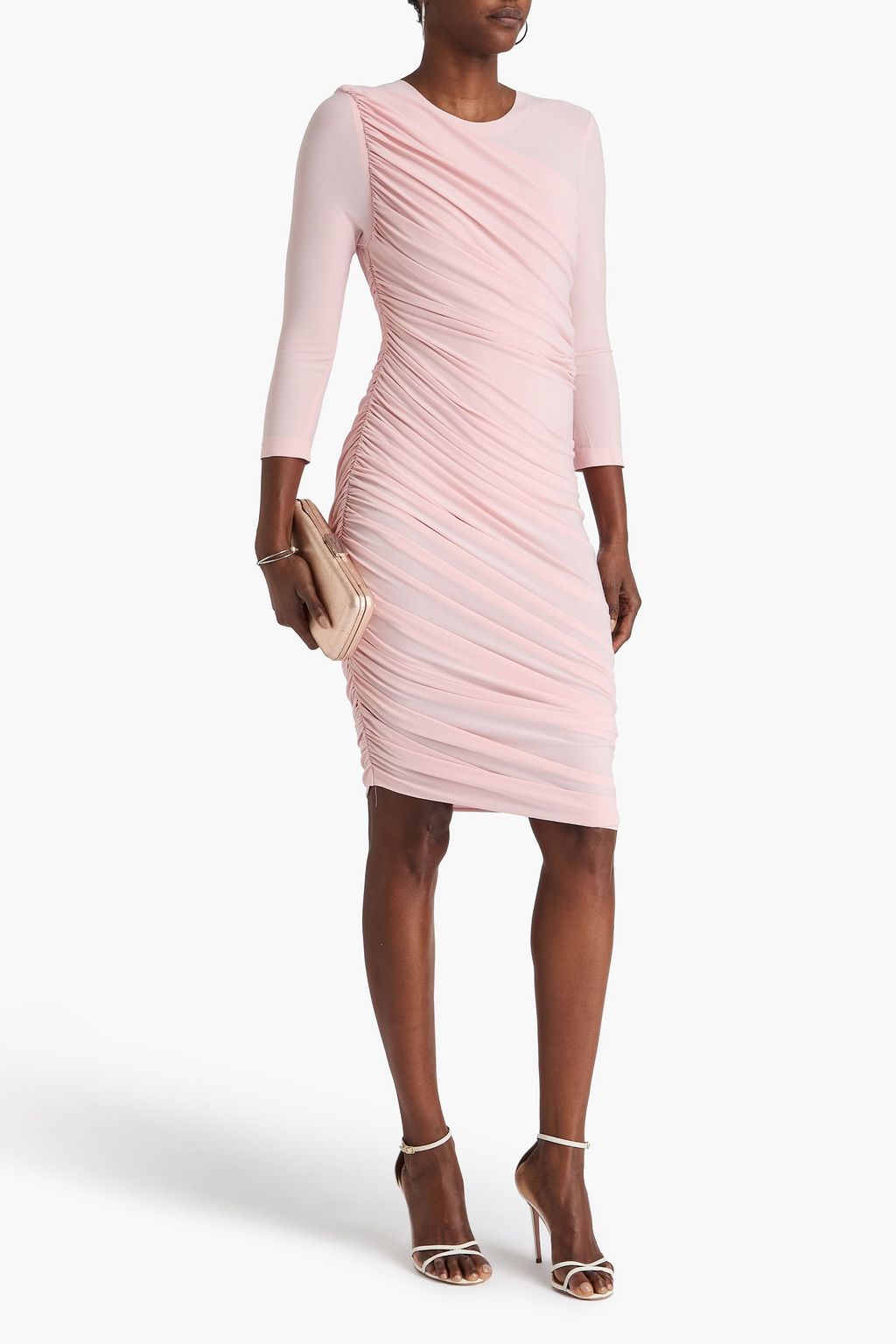 NORMA KAMALI Diana ruched stretch-jersey dress