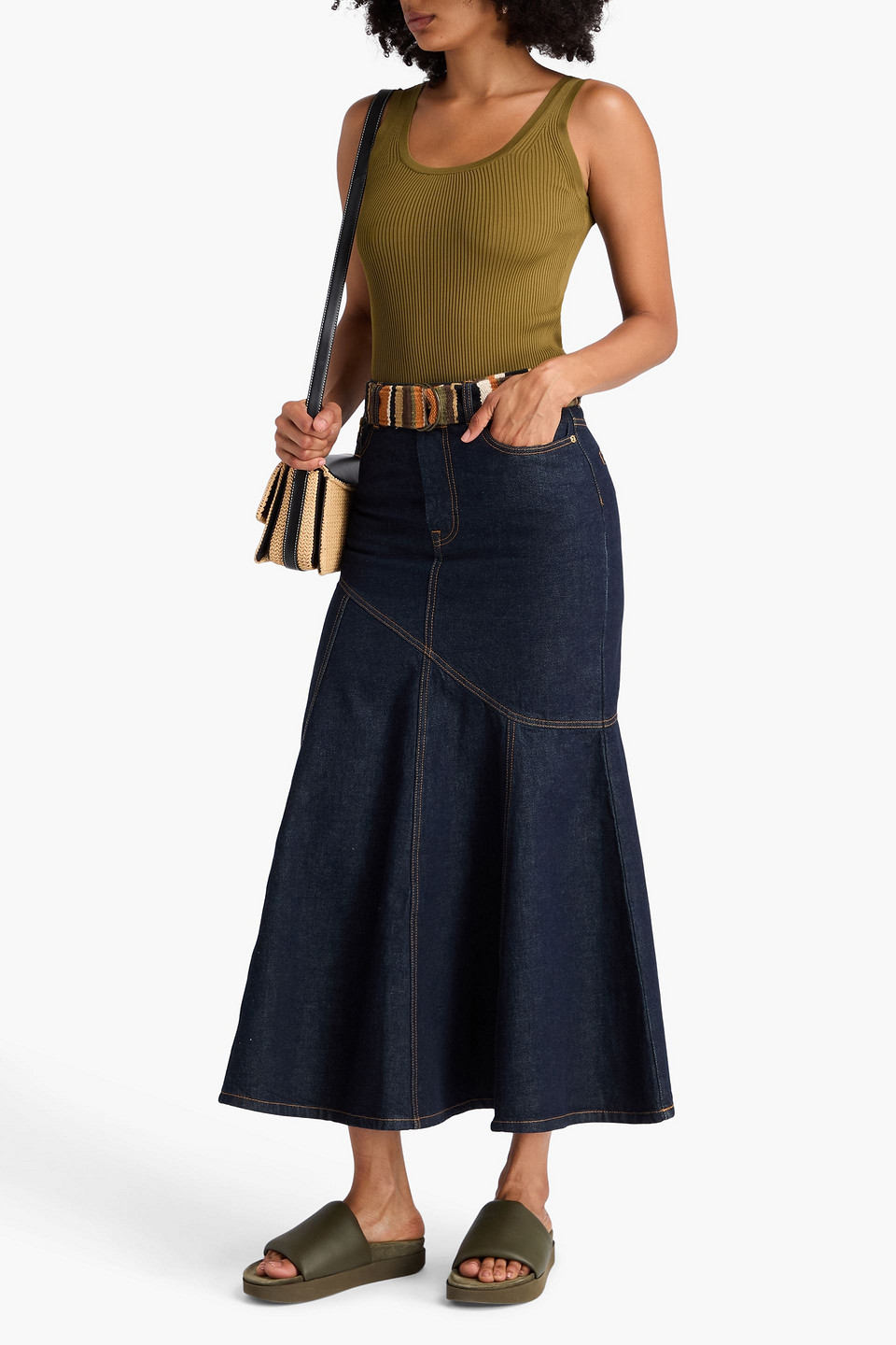  Zimmermann - Tanktop Aus Rippstrick - Grün - 00 