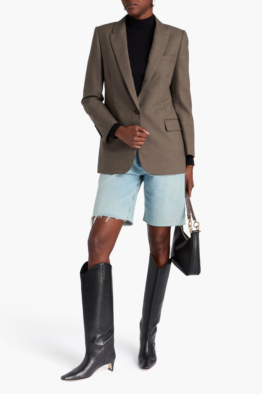 NILI LOTAN Diane wool-twill blazer