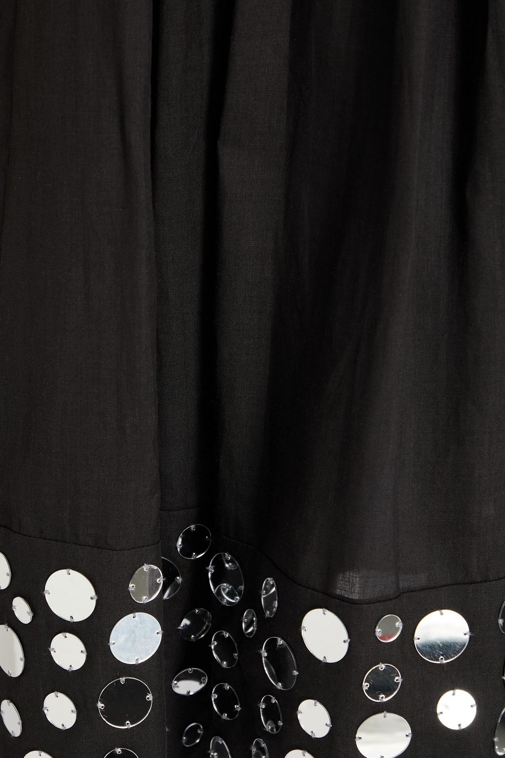 ZIMMERMANN Embellished ramie midi skirt