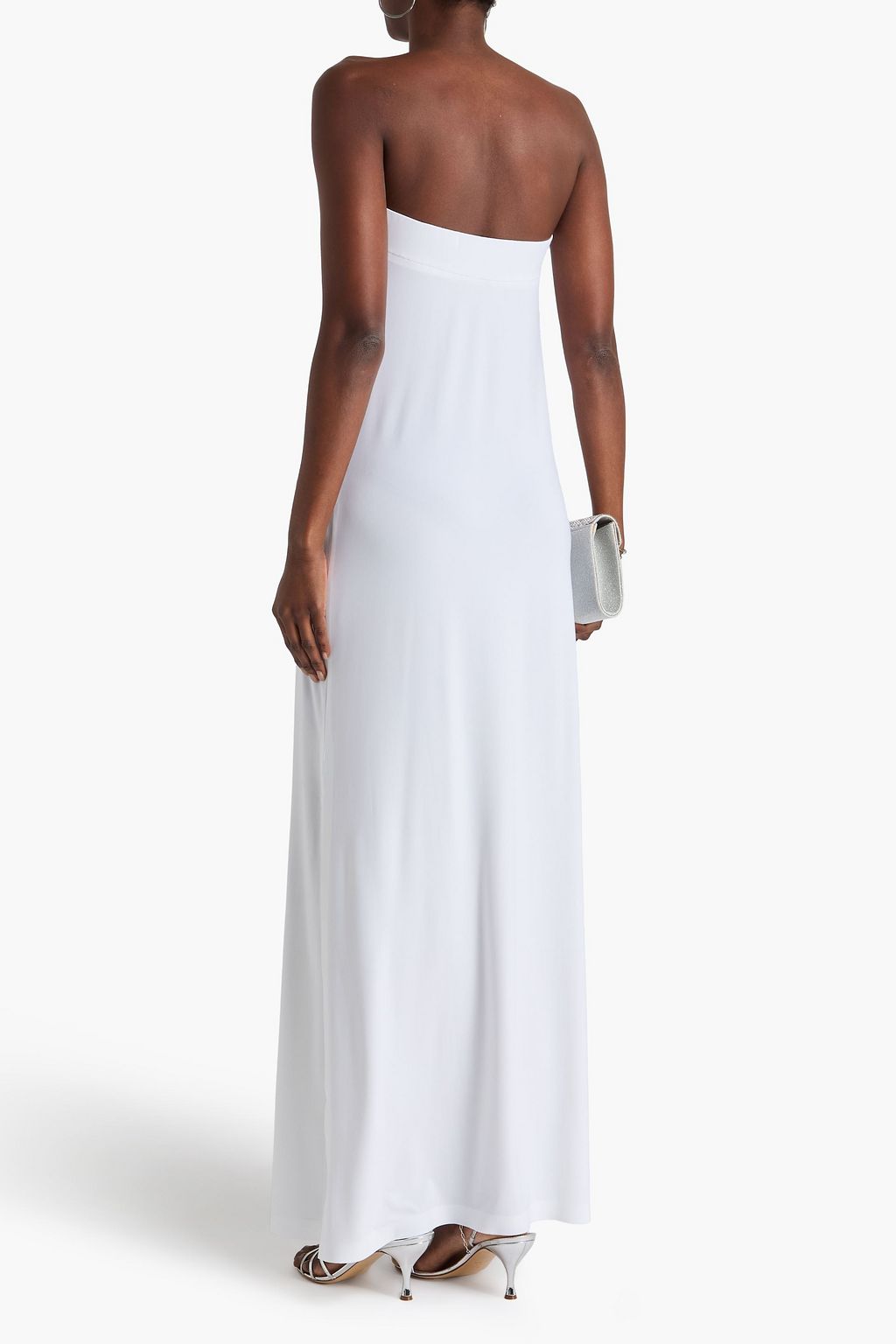 NORMA KAMALI Strapless stretch-jersey gown