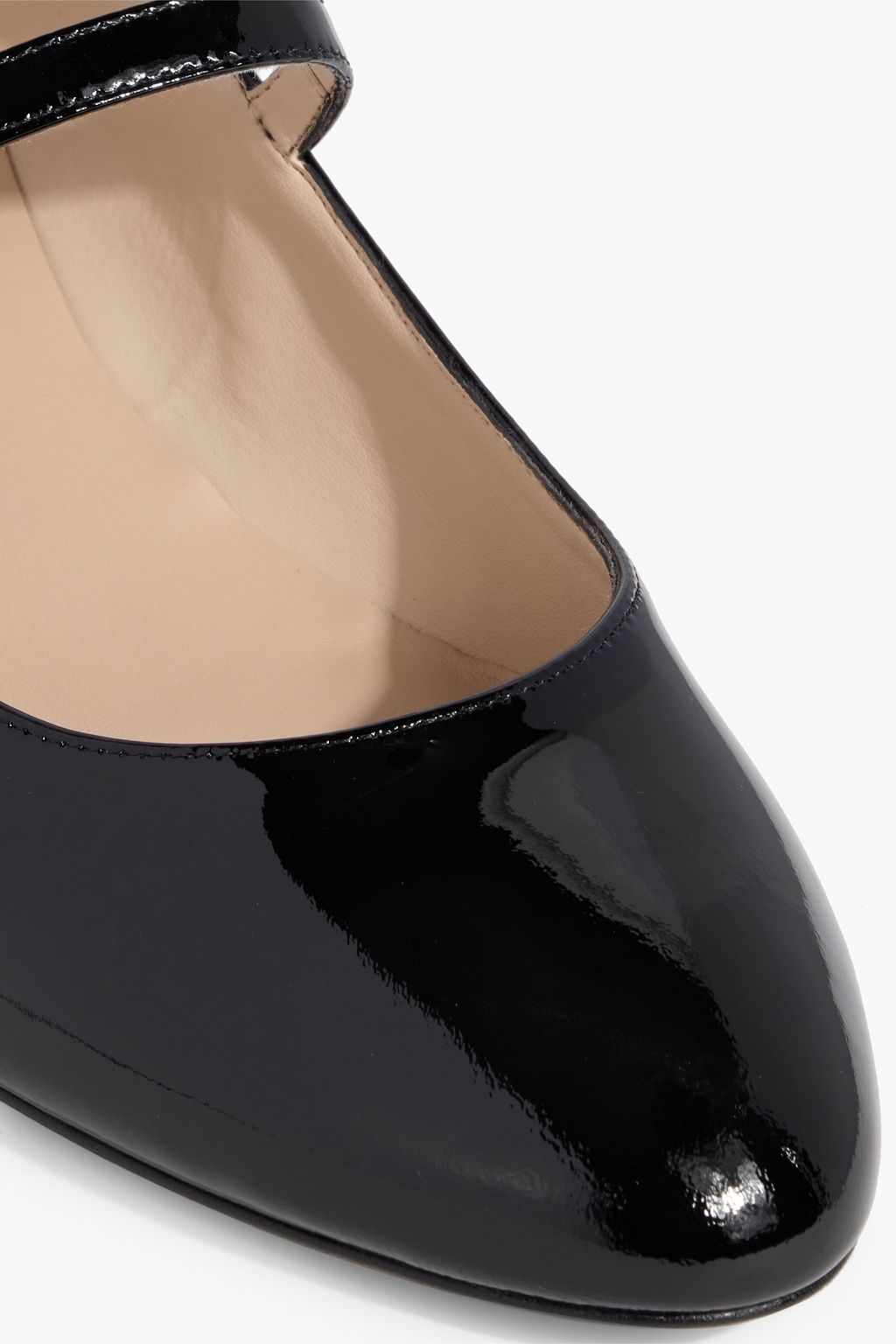 STUART WEITZMAN Gabby 45 patent-leather Mary Jane pumps