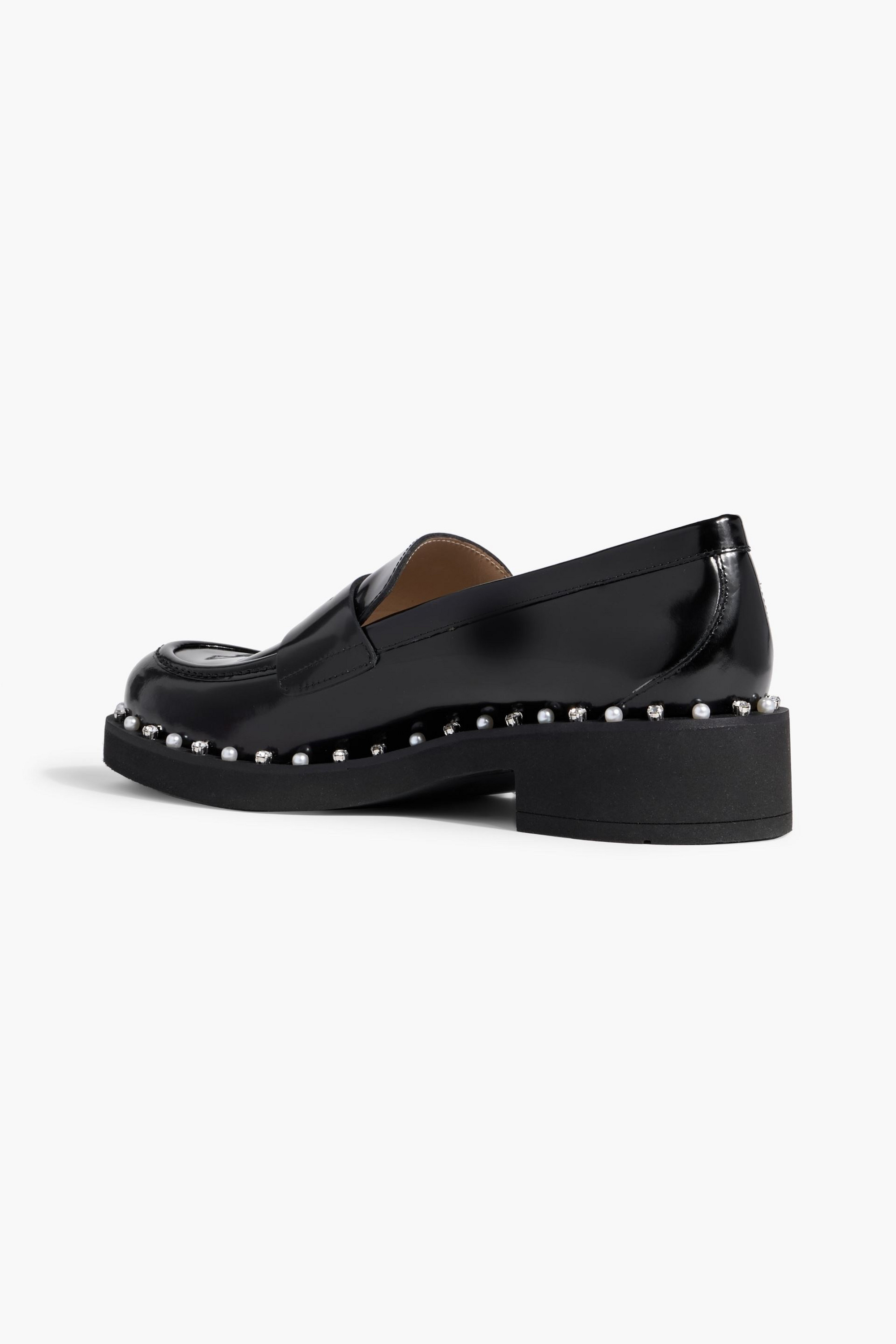 Stuart Weitzman - Reverie embellished leather loafers | Plush Stuart Weitzman - Reverie embellished leather loafers | Plush