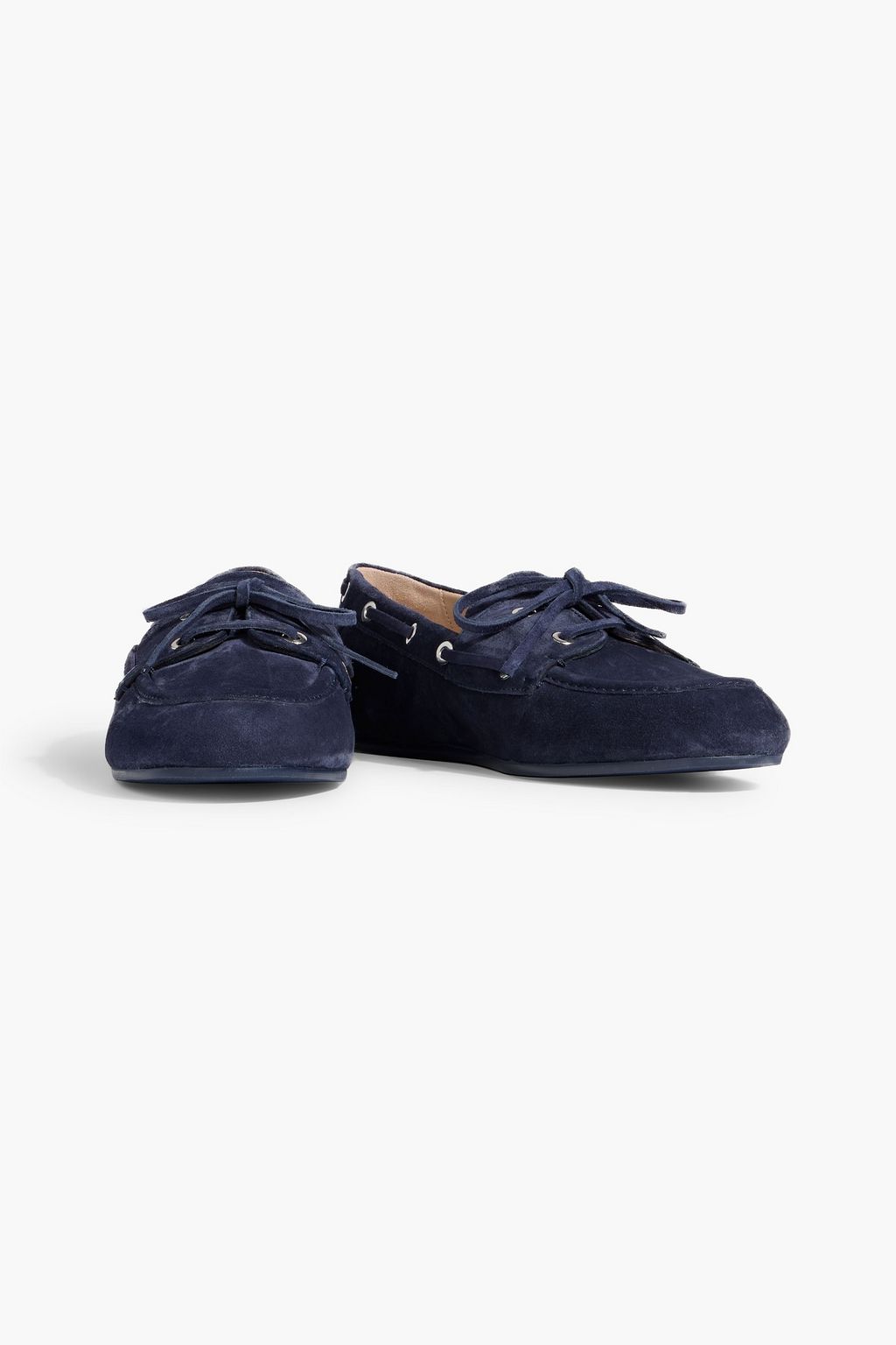 STUART WEITZMAN Tinsley suede boat shoes