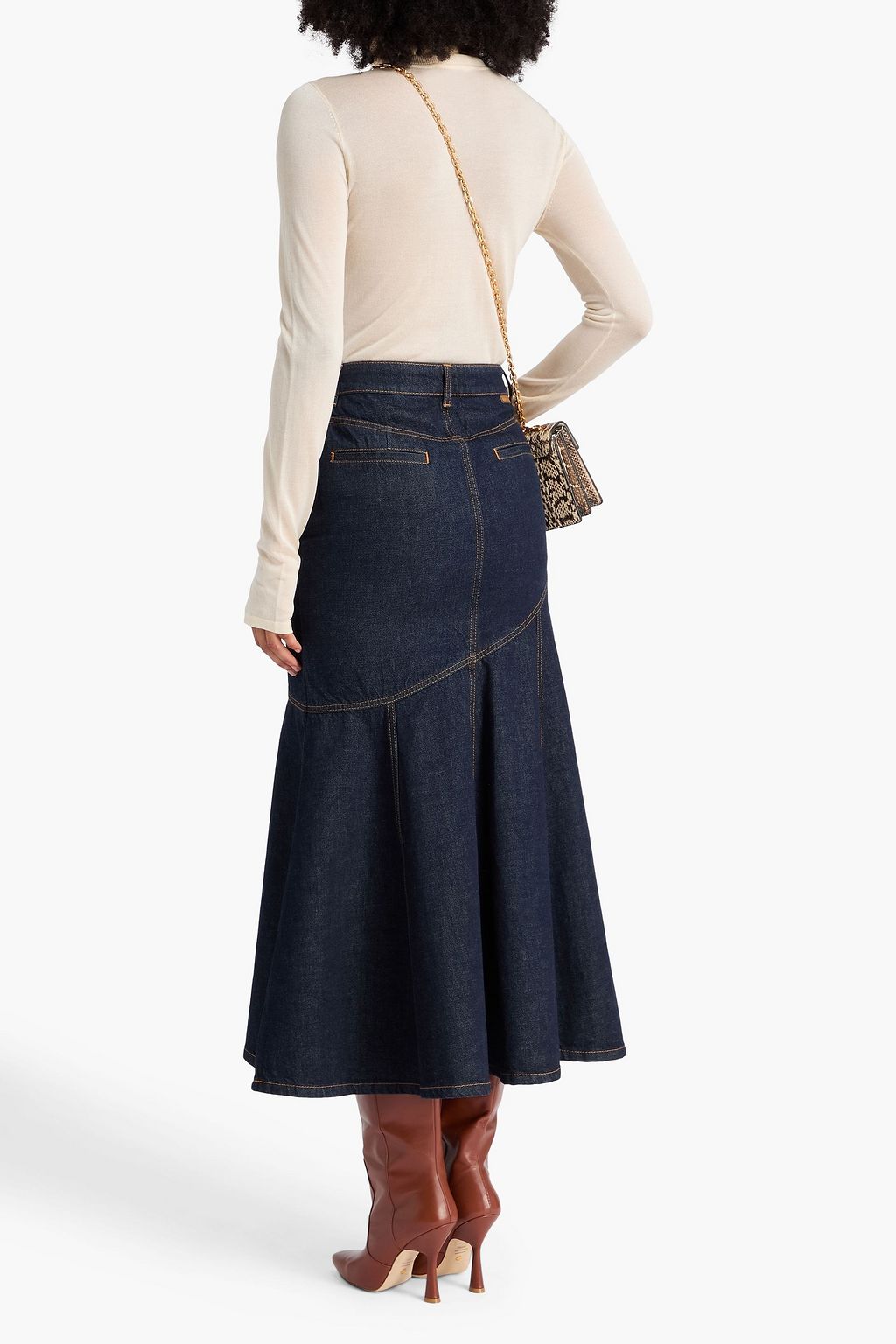 ZIMMERMANN ウォッシュ加工シルク クロップド ビスチェトップ