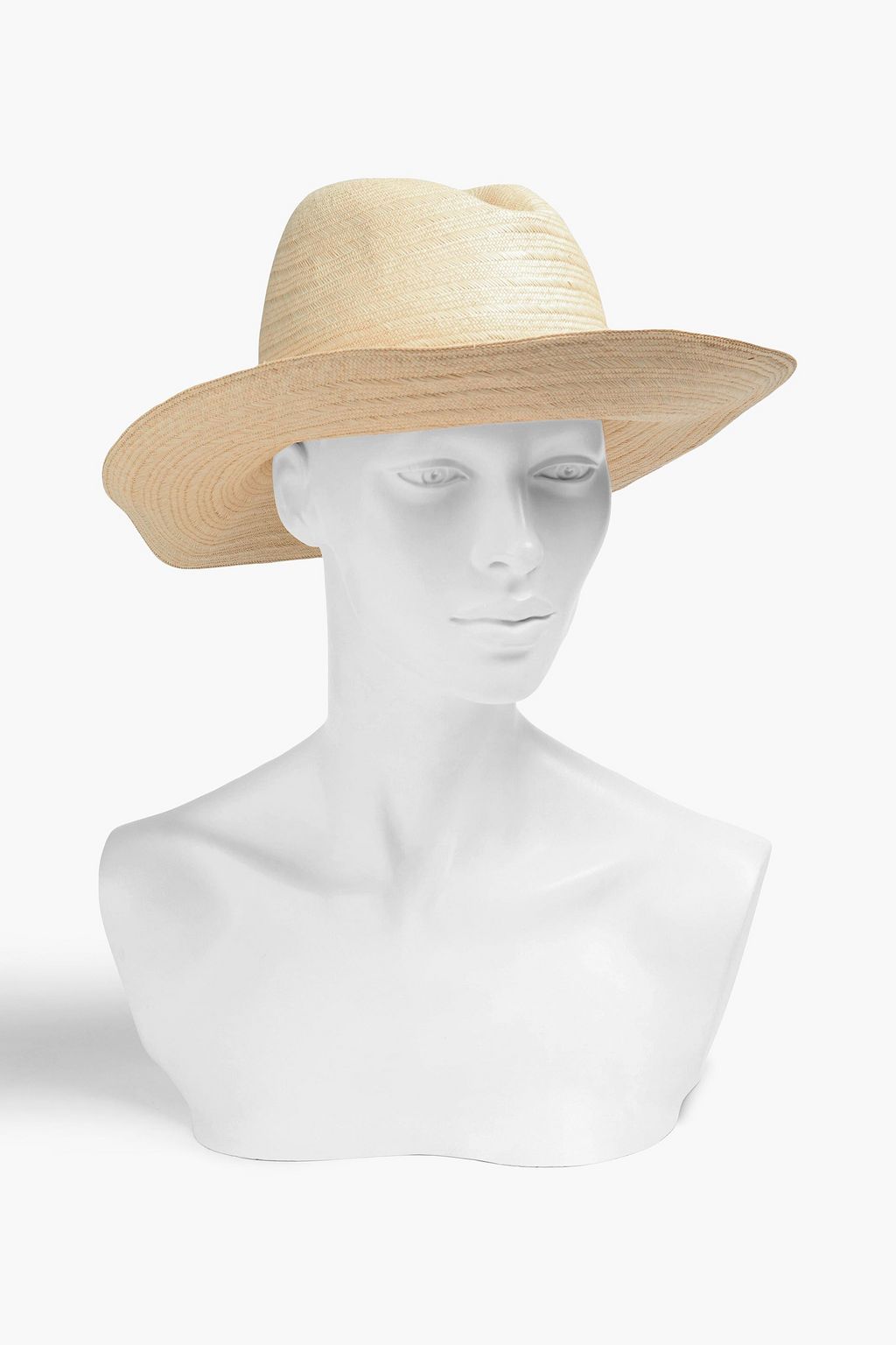 ZIMMERMANN قبّعة واقية من الشمس من القش مزينة بالريش