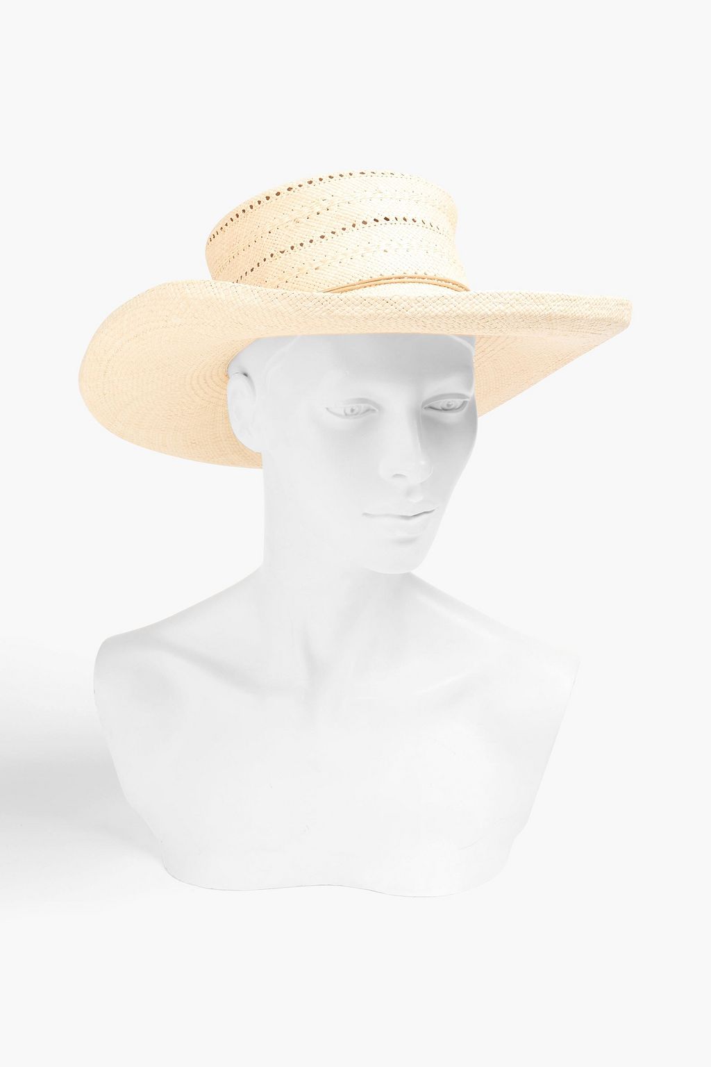 ZIMMERMANN Feather-embellished straw sun hat