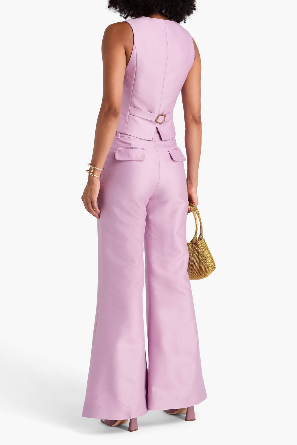 ZIMMERMANN ウール&シルク混シャンタン ベスト