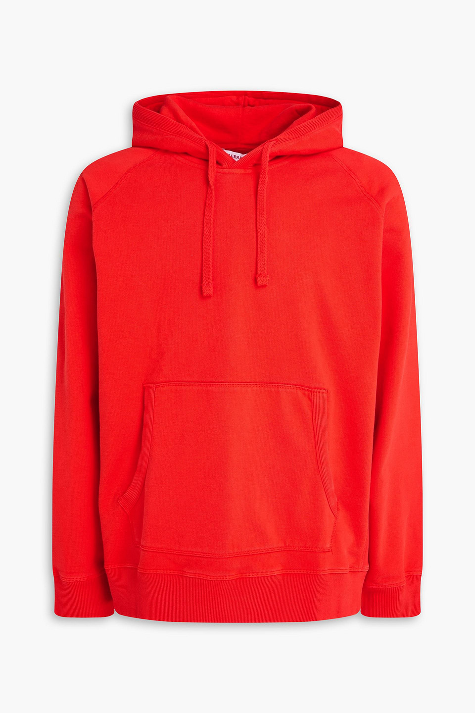 orlebar brown - francis french cotton-terry hoodie - red - s