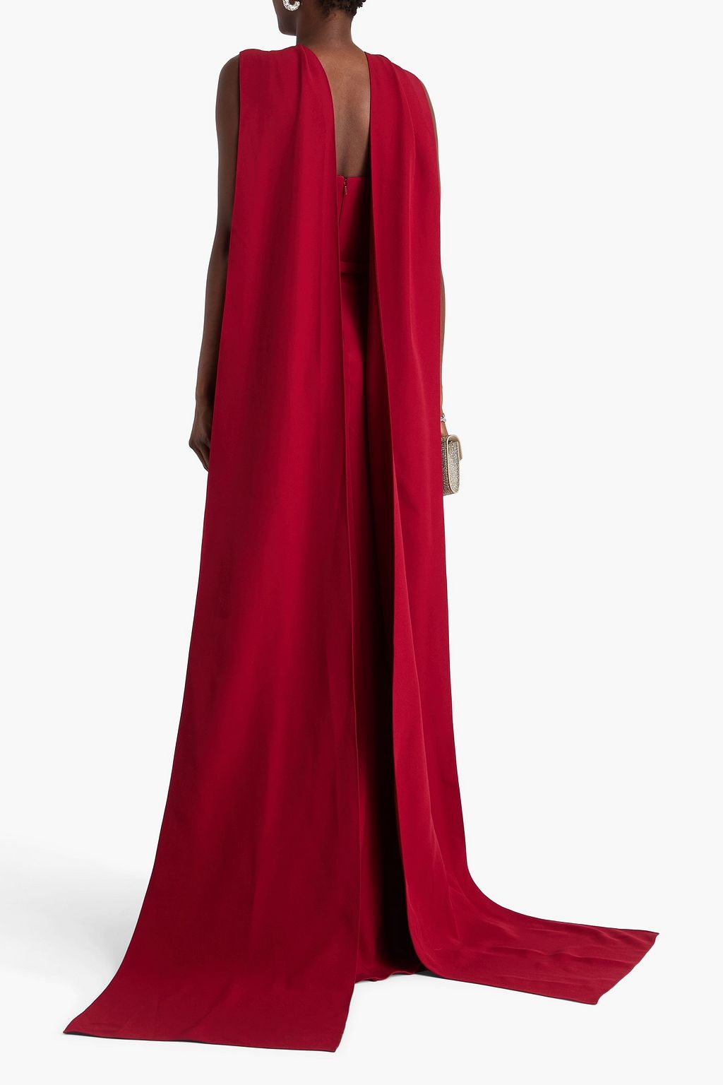 SAFIYAA Lilien cutout crepe gown
