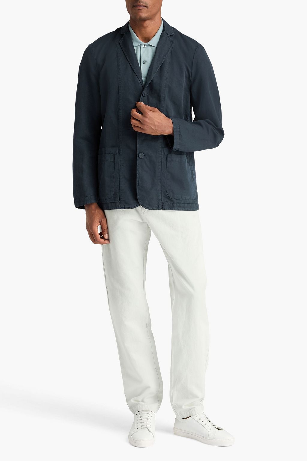 ORLEBAR BROWN Cere linen and cotton-blend twill blazer