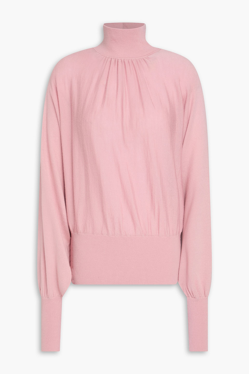 Zimmermann Wool Turtleneck Sweater In Pink