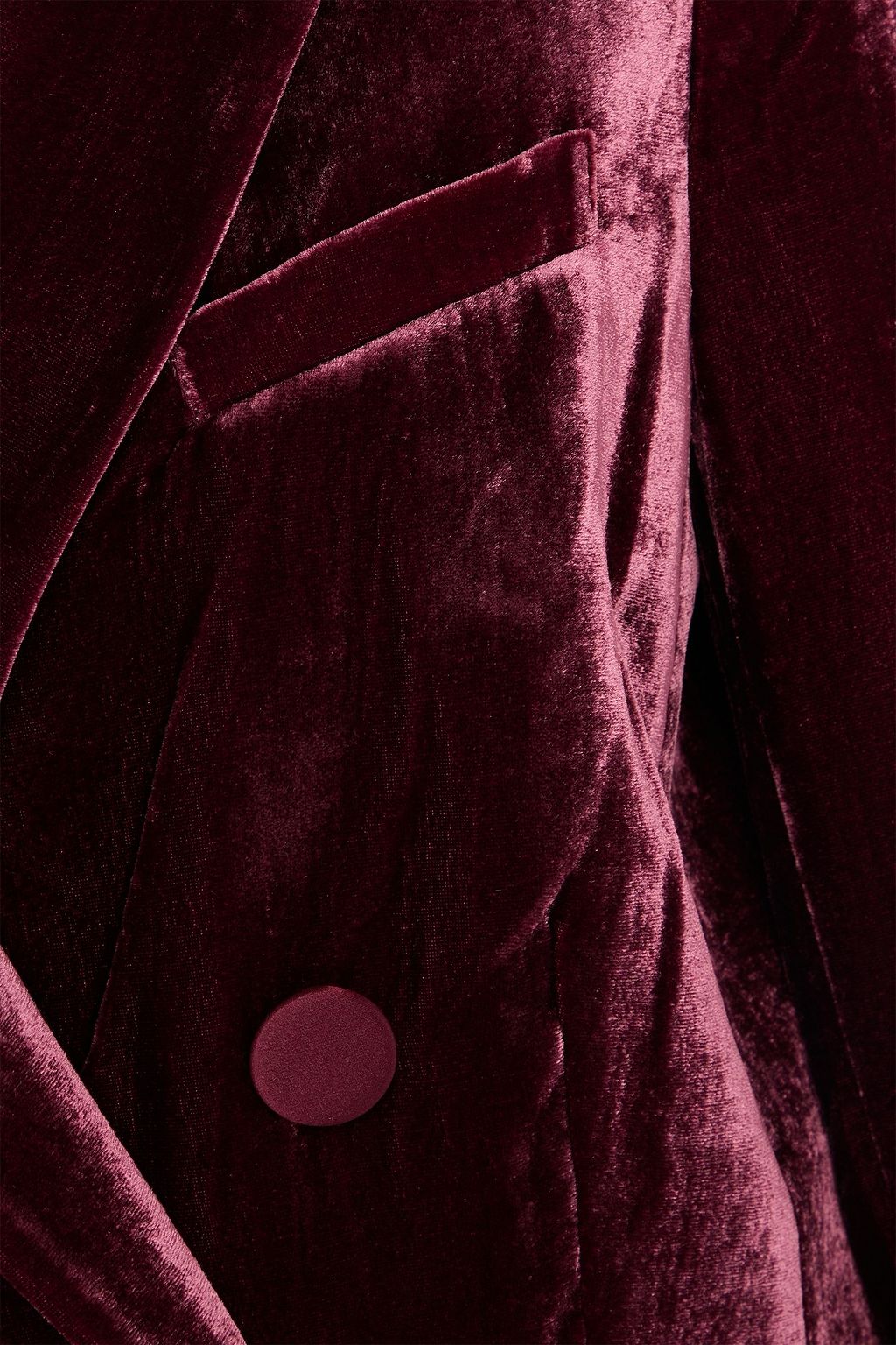 VERONICA BEARD Ellette double-breasted velvet blazer