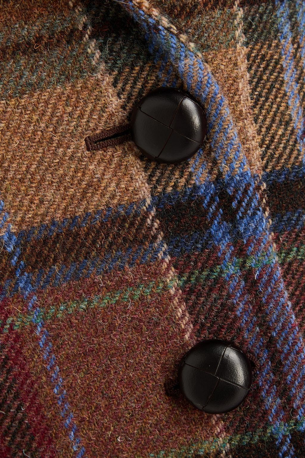 VERONICA BEARD Oria double-breasted checked wool-tweed blazer